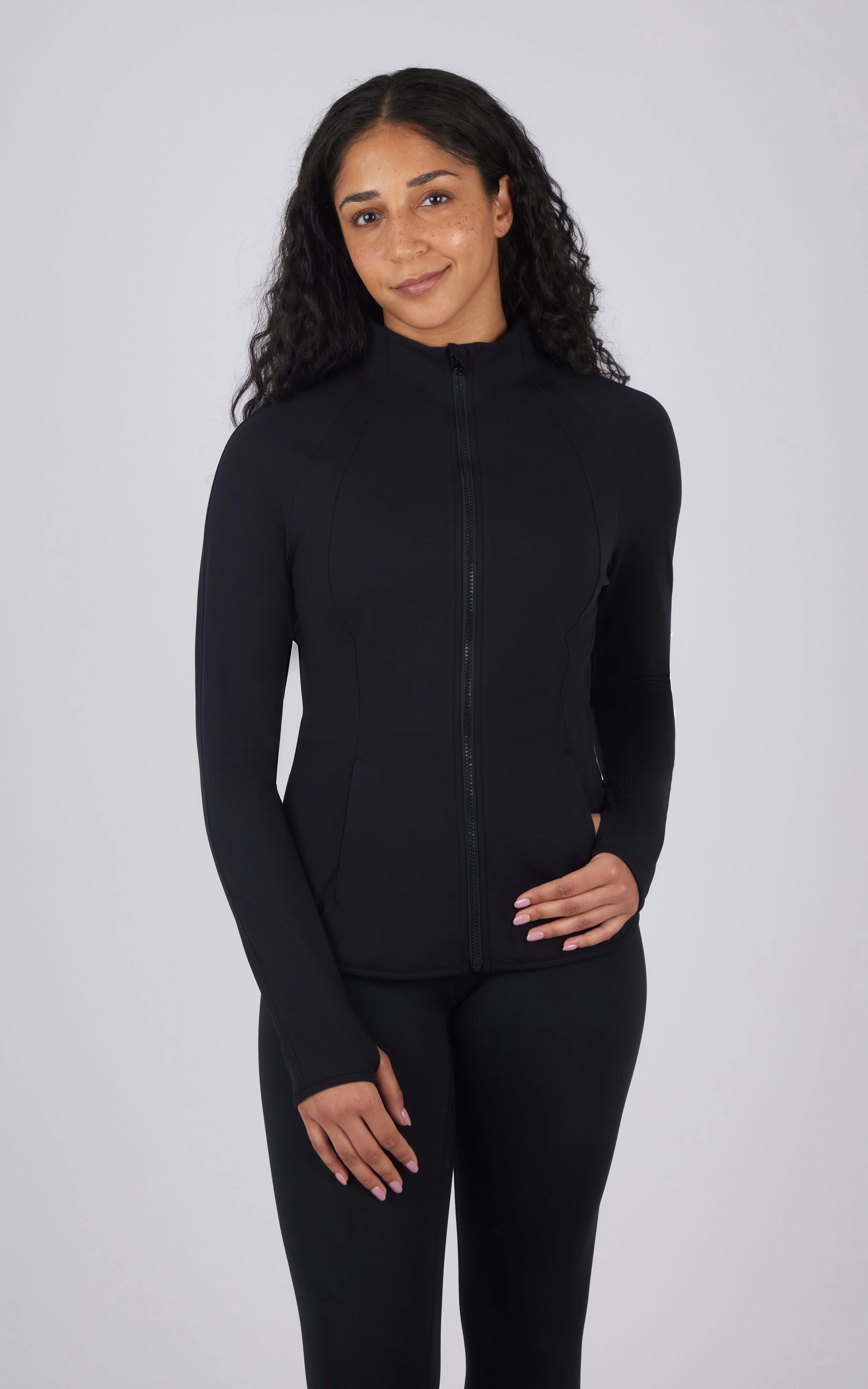 Lux Flared Full Zip Jacket