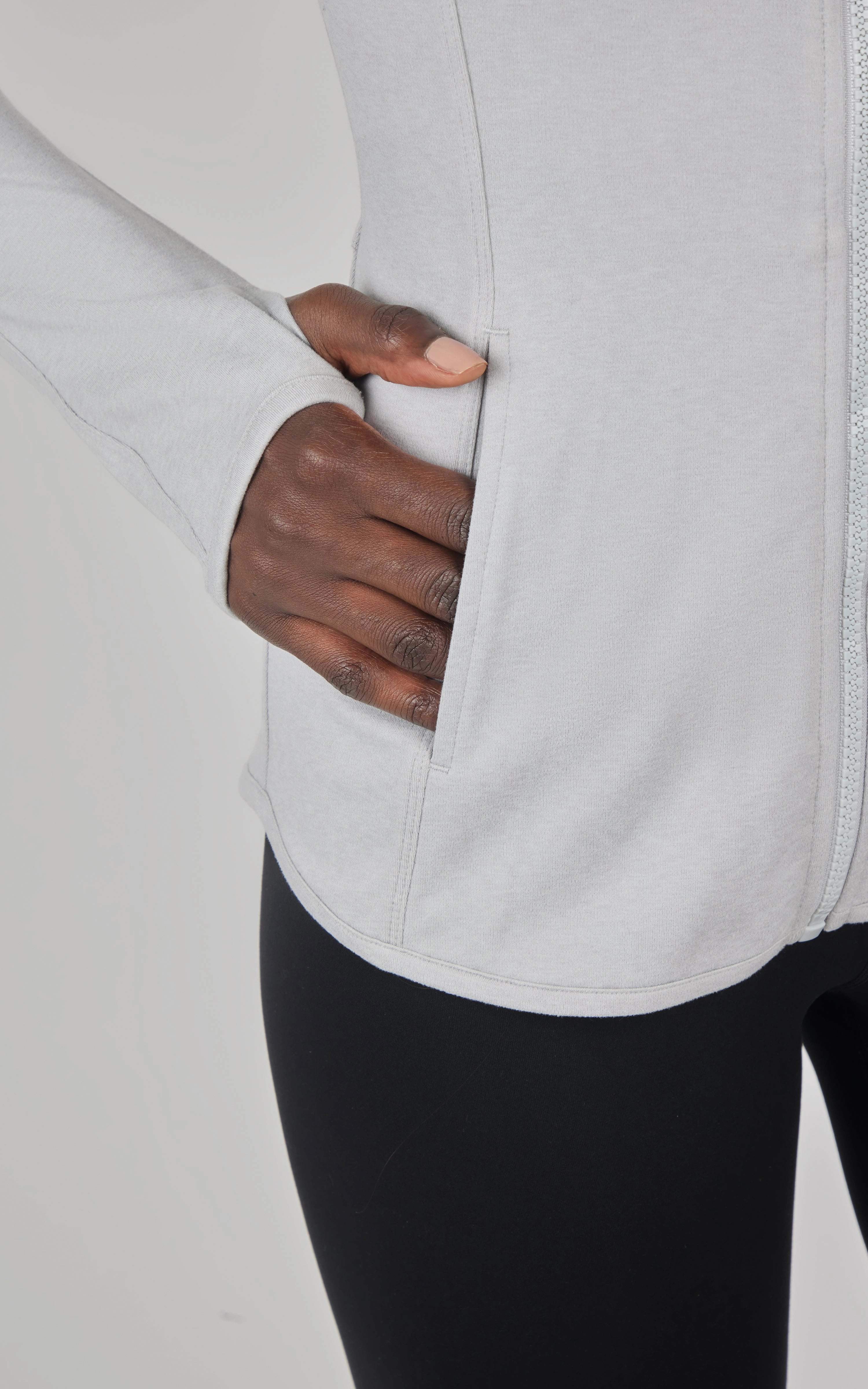 Lux Flared Full Zip Jacket