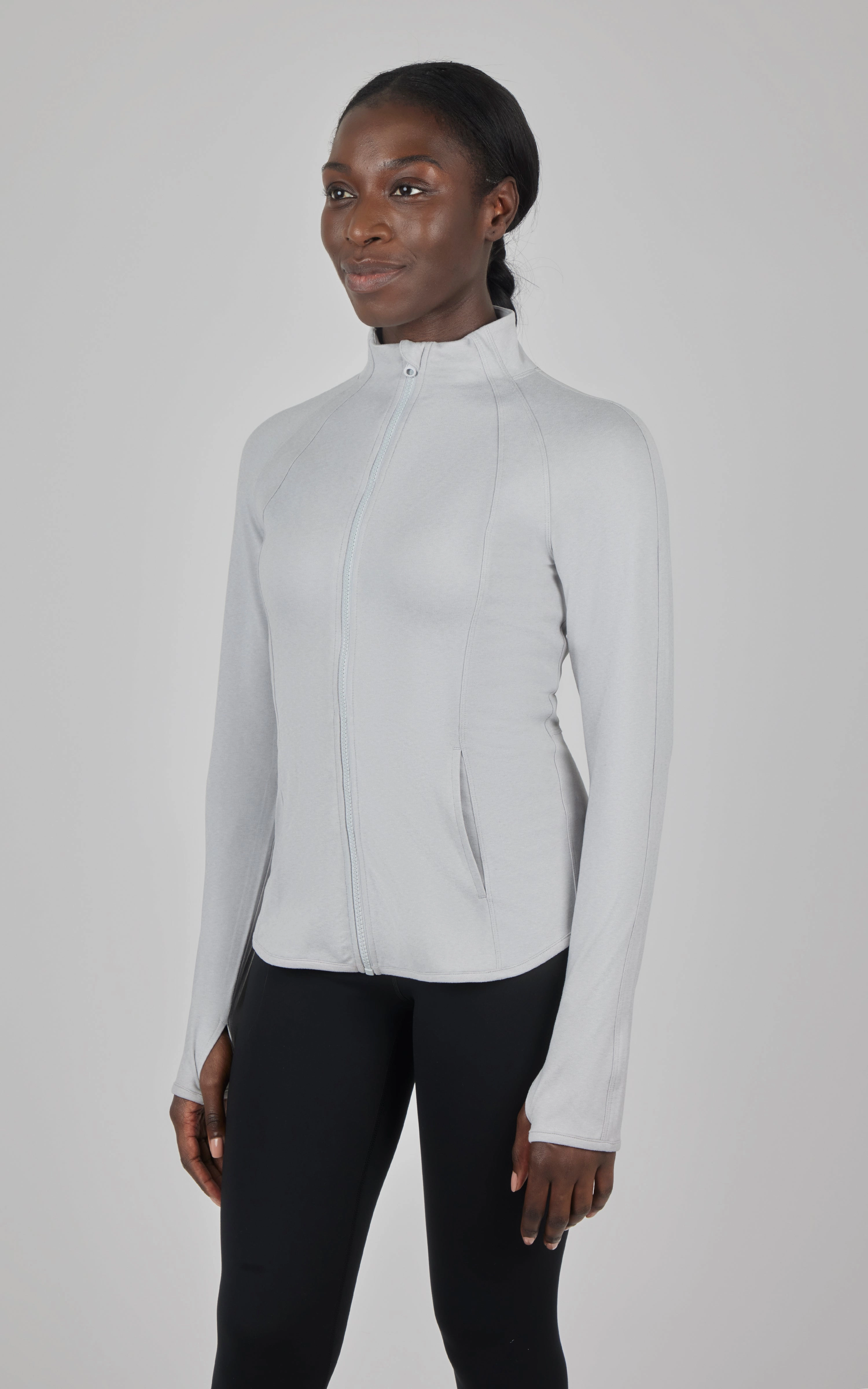 Lux Flared Full Zip Jacket