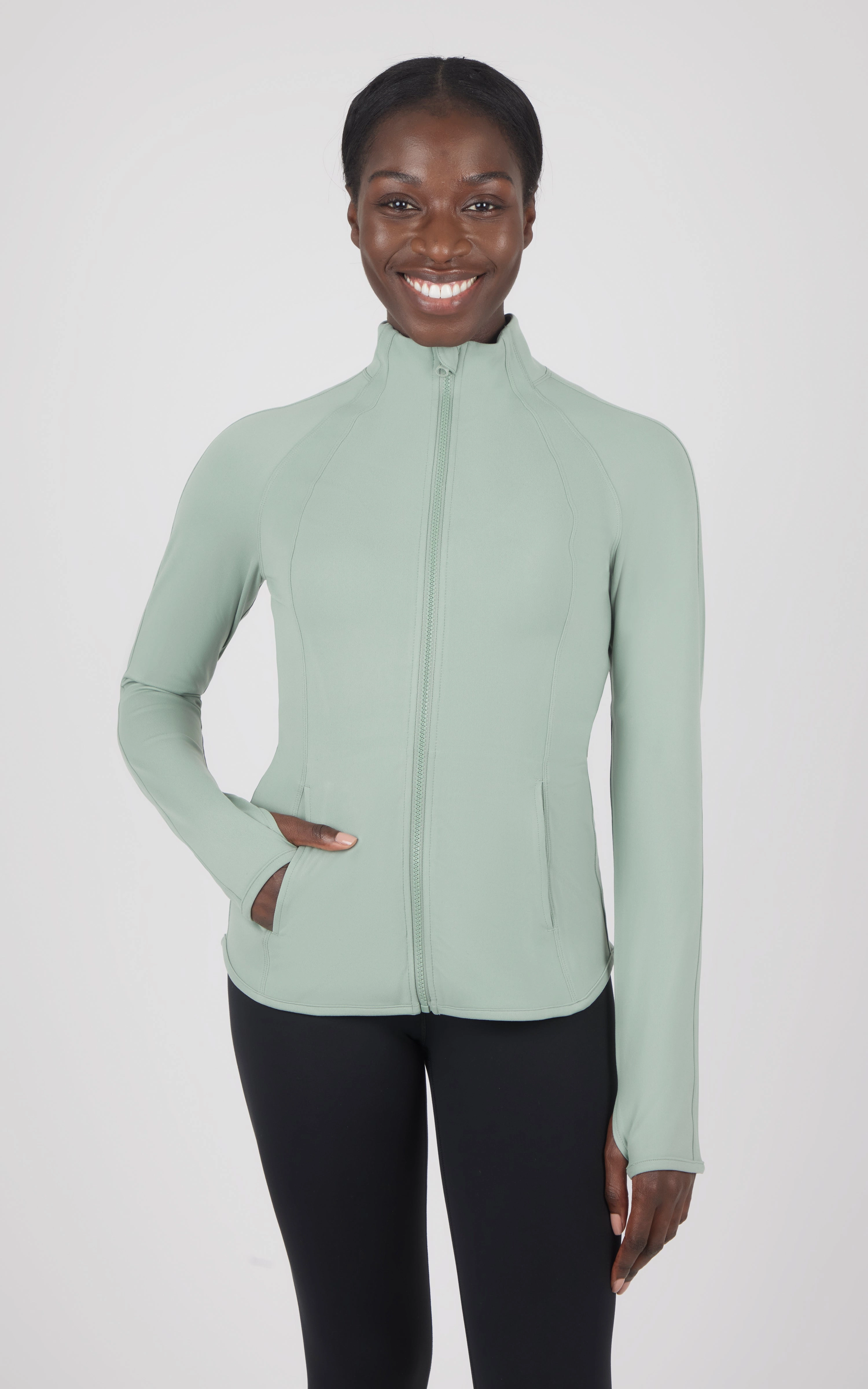 Lux Flared Full Zip Jacket