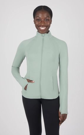 Lux Flared Full Zip Jacket