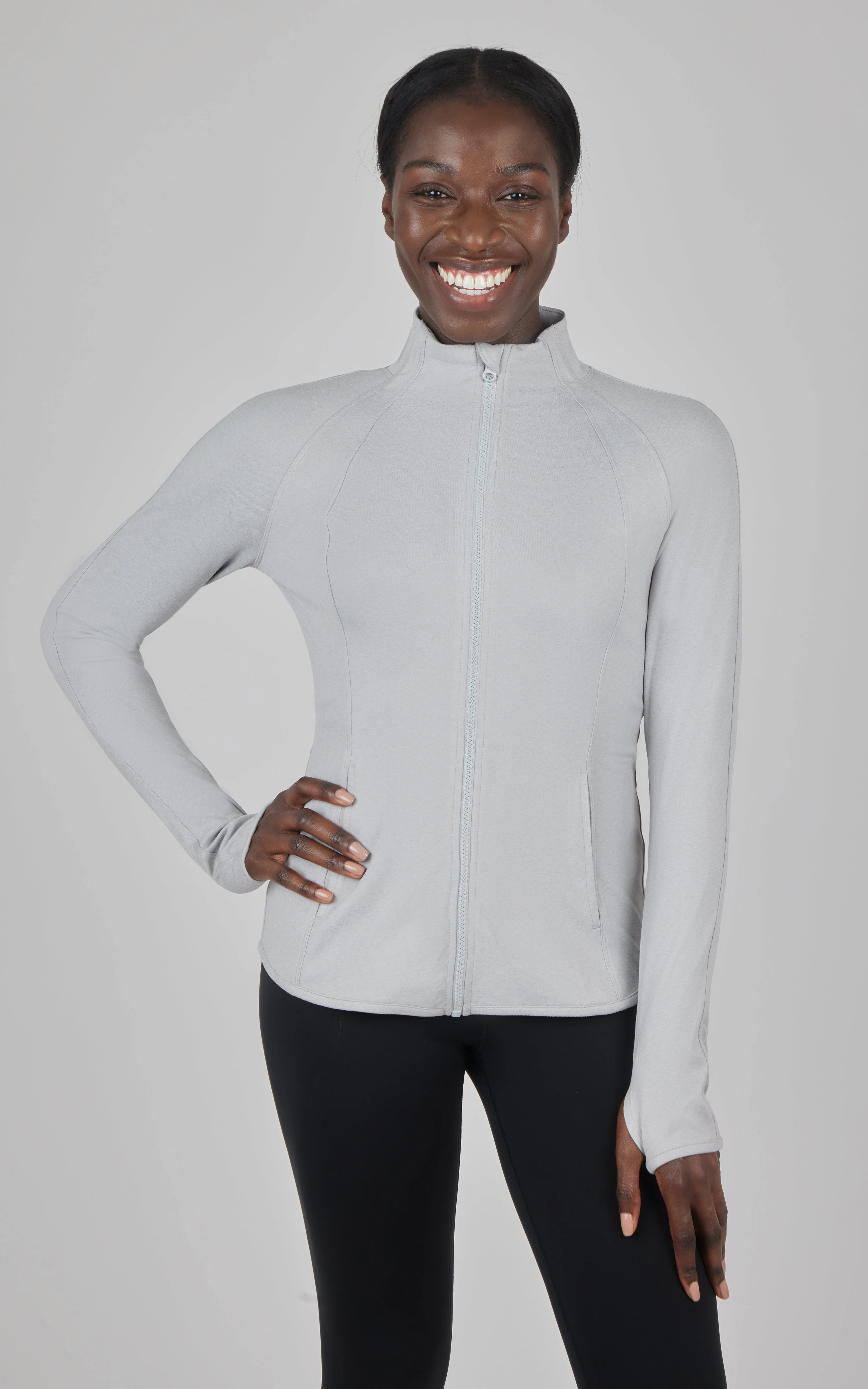 Lux Flared Full Zip Jacket