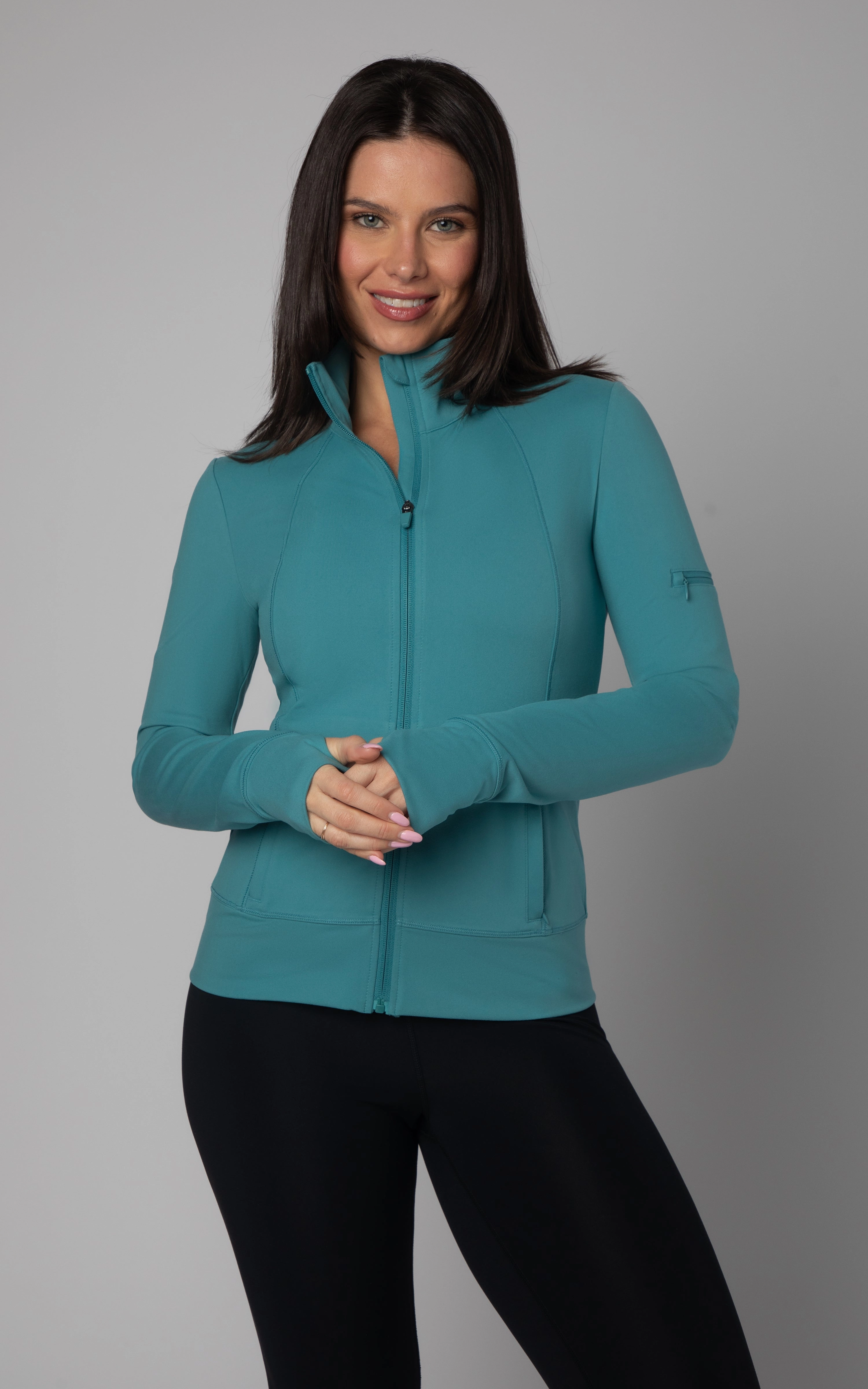 Lux Performance Jacket with Zip Sleeve Pocket