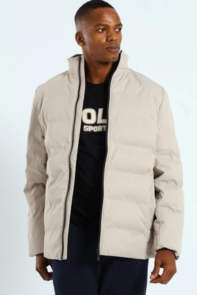 Mali Quilted Puffer - Light Grey
