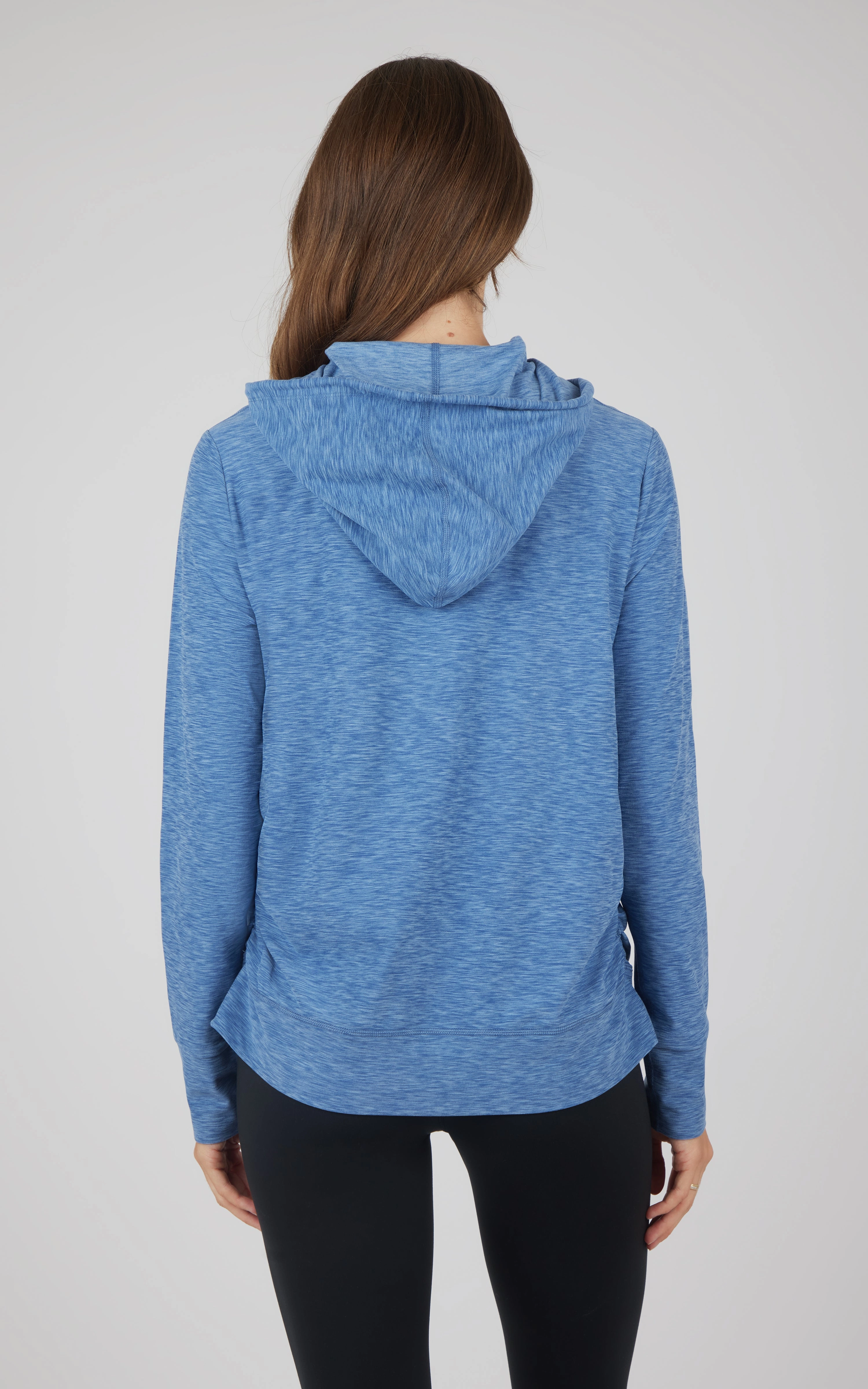 Maternity Heathered Lux Full Zip Jacket