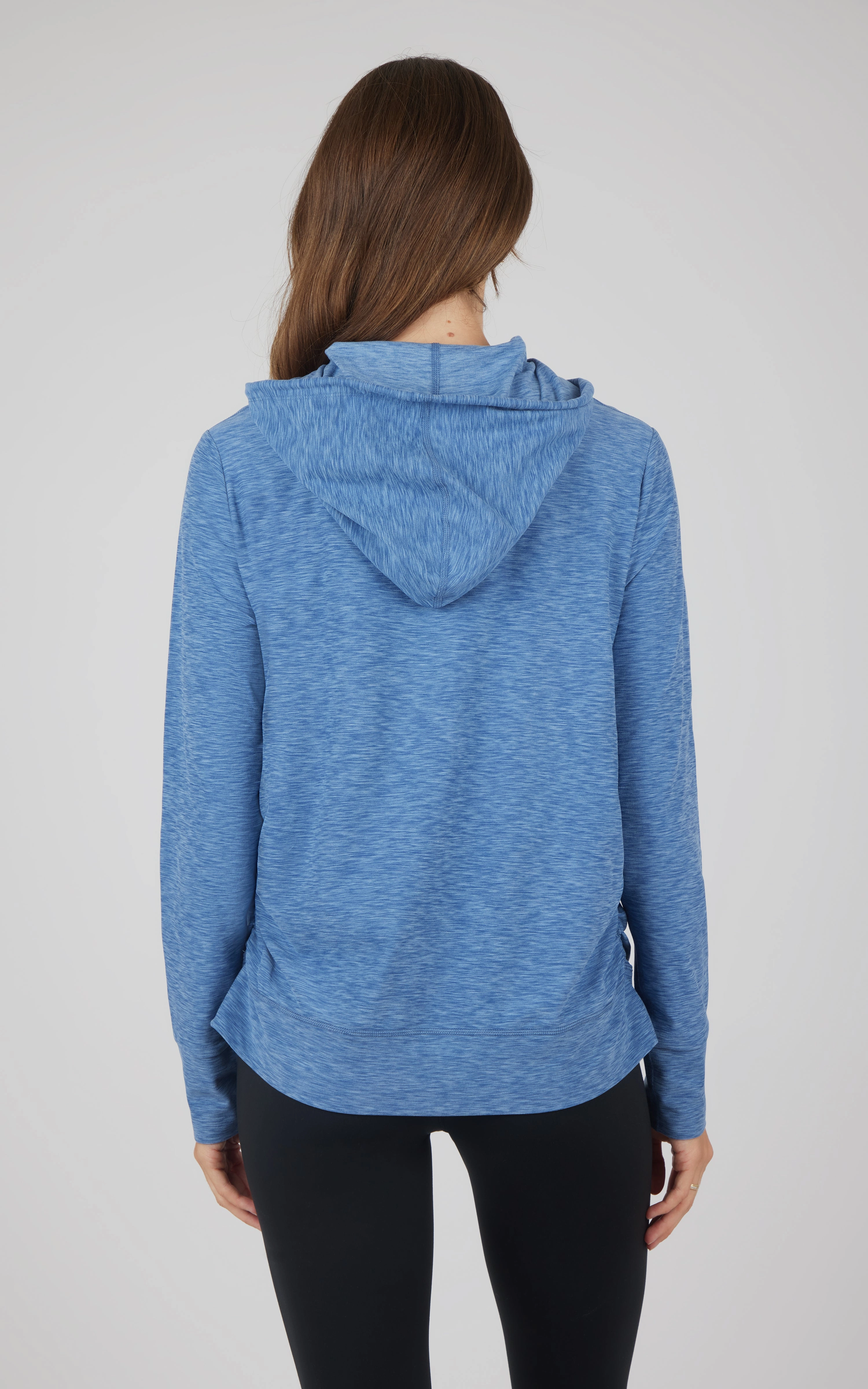 Maternity Heathered Lux Full Zip Jacket