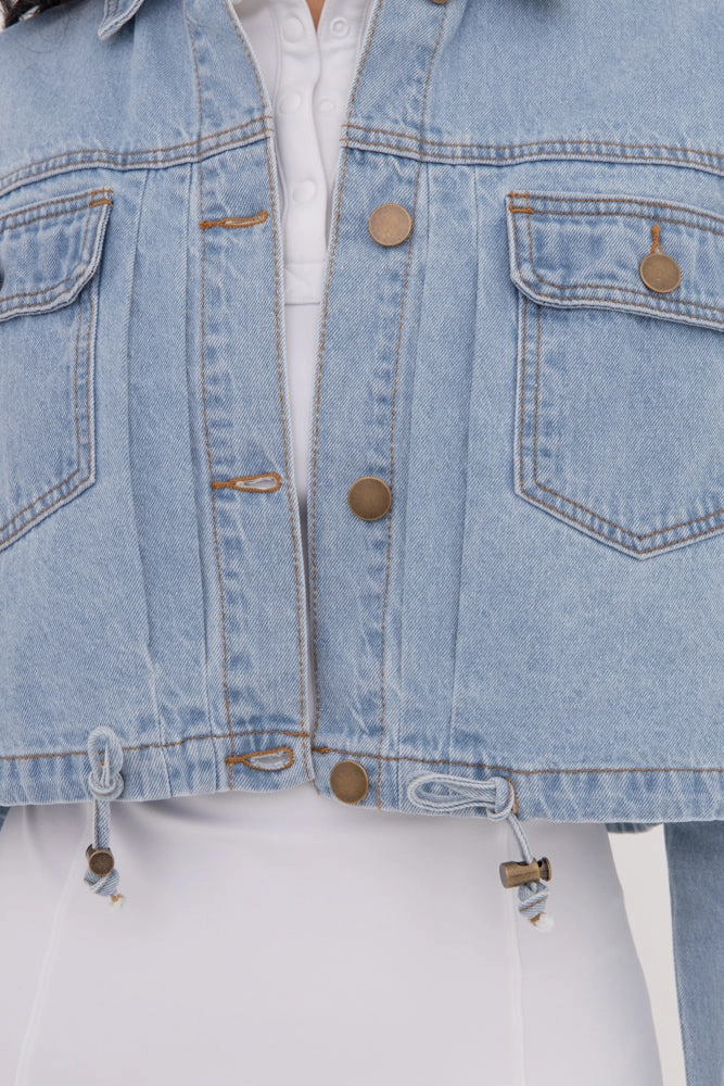 Mono B Crop Denim Jacket KJ11340