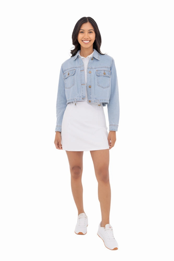 Mono B Crop Denim Jacket KJ11340