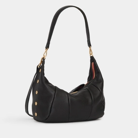 Morgan | Black/Brushed Gold Red Zip