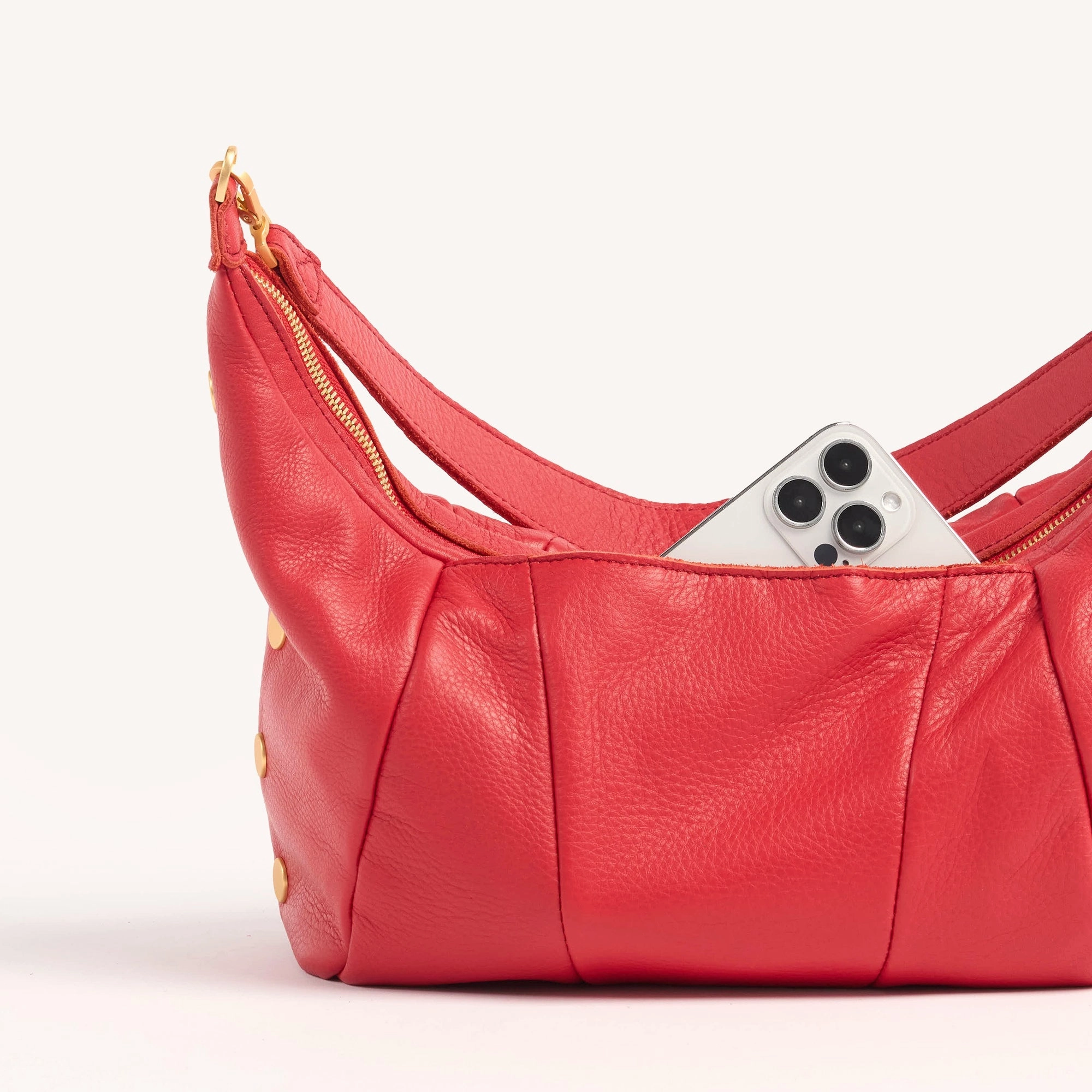 Morgan | Poppy Red/Brushed Gold