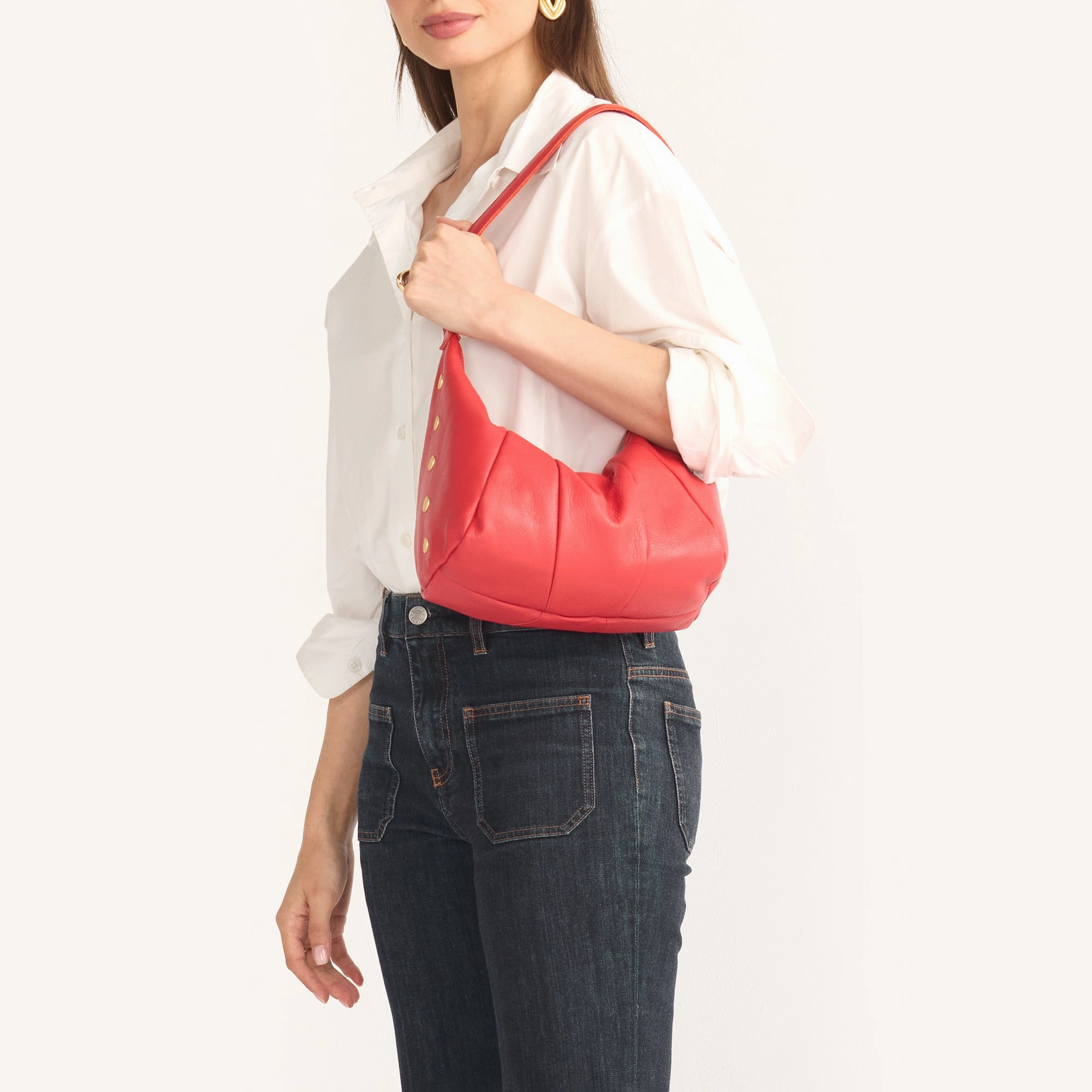 Morgan | Poppy Red/Brushed Gold