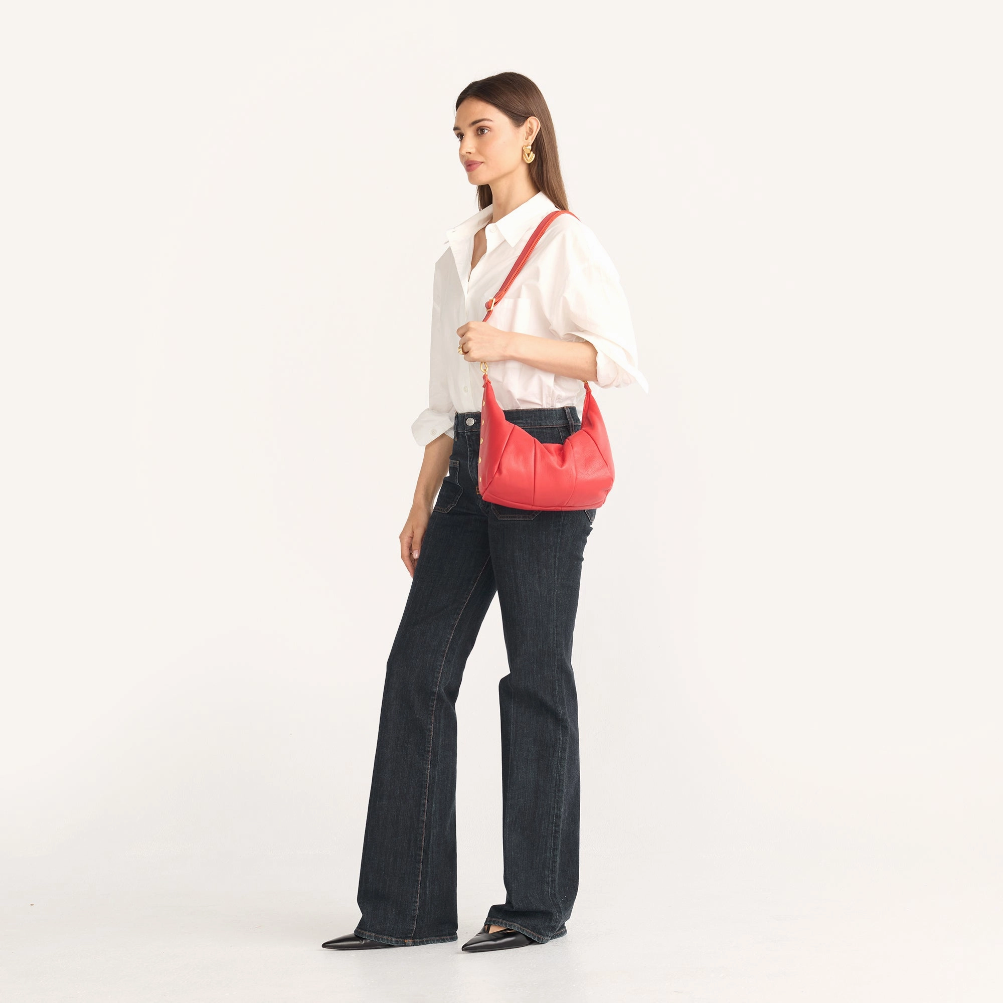 Morgan | Poppy Red/Brushed Gold