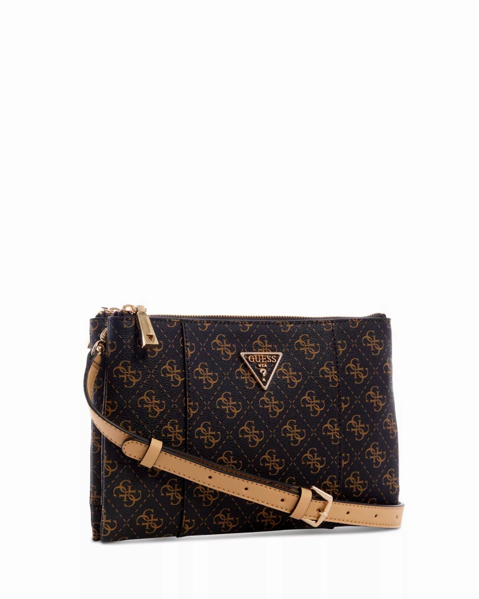 Noelle Double Zip Crossbody Bag