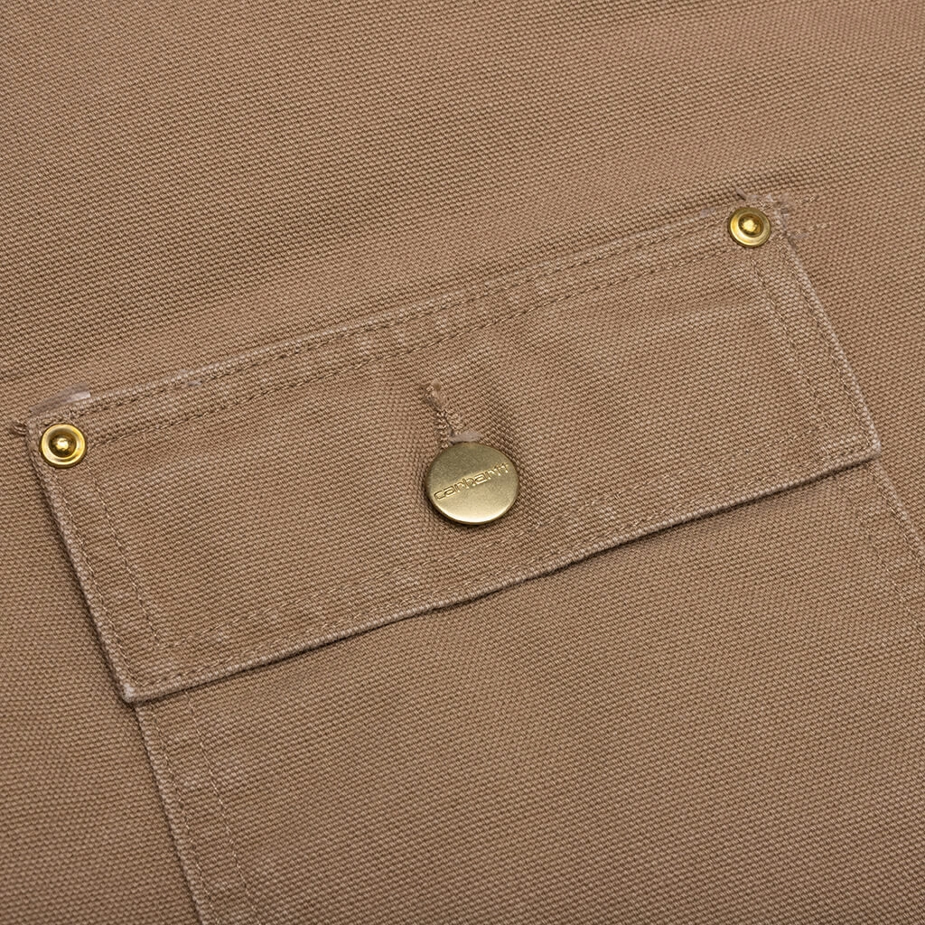 OG Chore Coat Aged Canvas - Peanut/Black