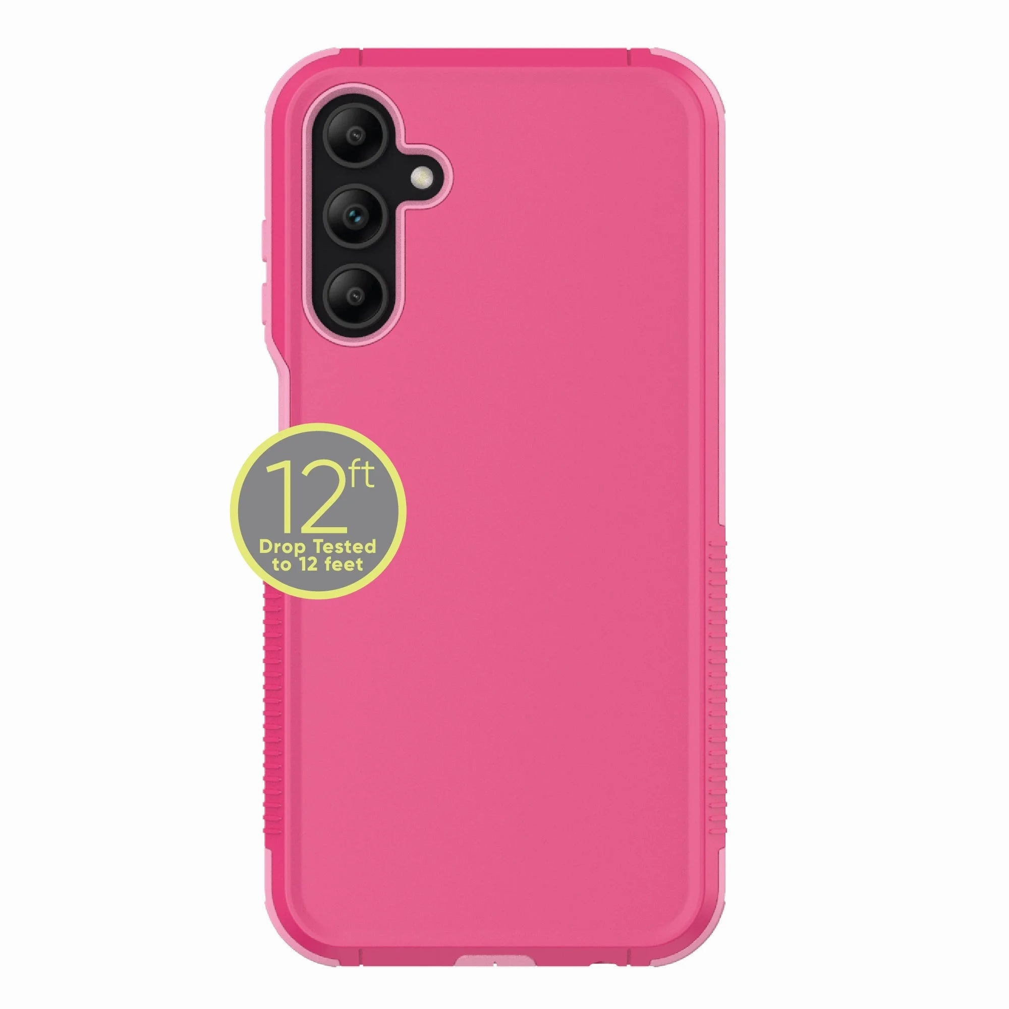 onn. WIAPNK100142746 Slim Rugged Phone Case for Samsung Galaxy A15 5G - Pink