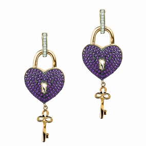 Paris Heart Earrings