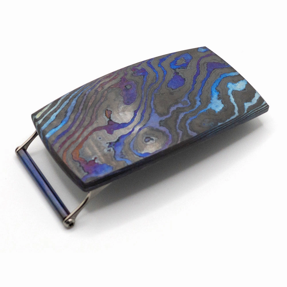 Pat Pruitt Zirconium Space Cowboy One Piece Buckle 1.5