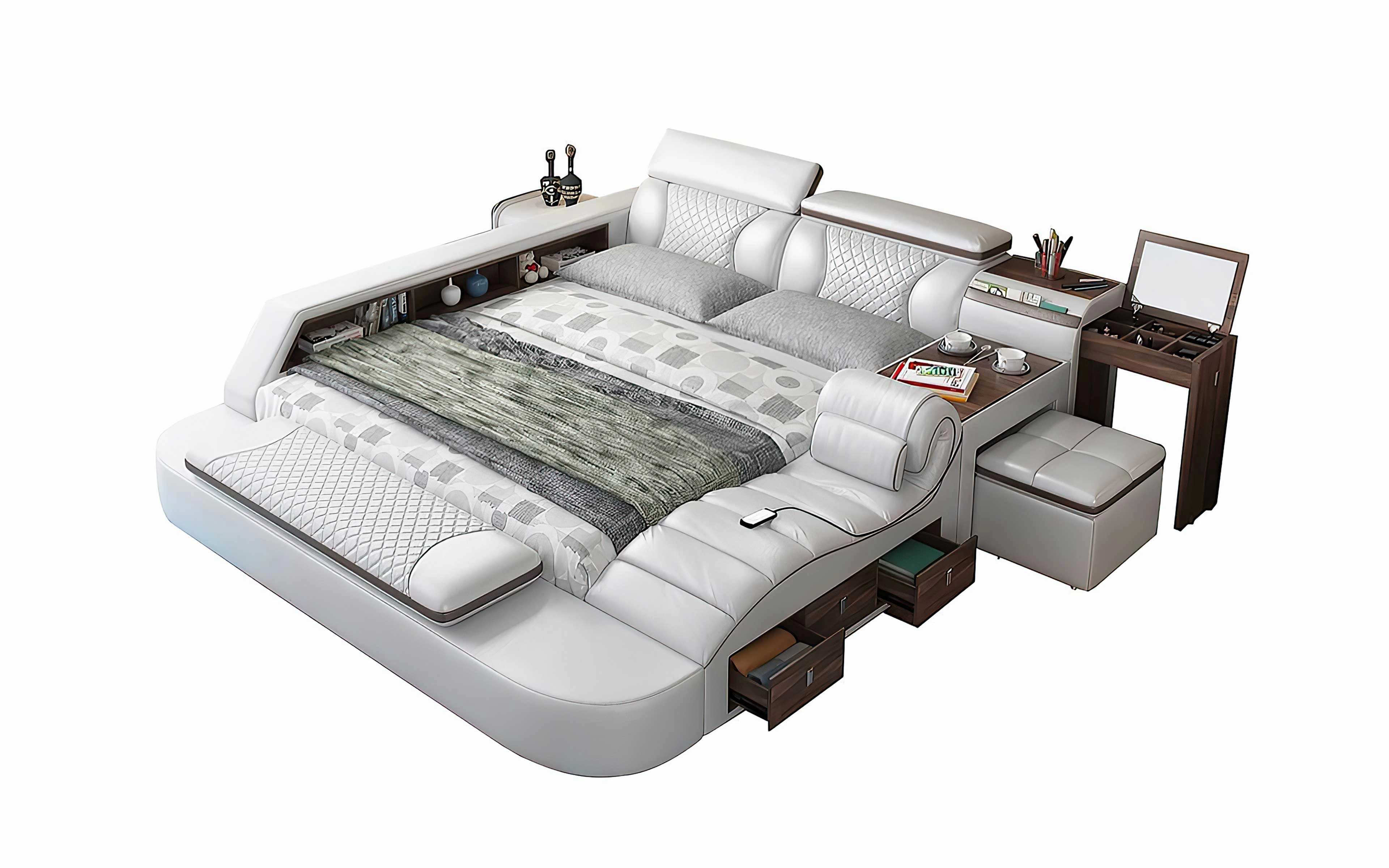 Paxton Modern Multifunctional Smart Bed