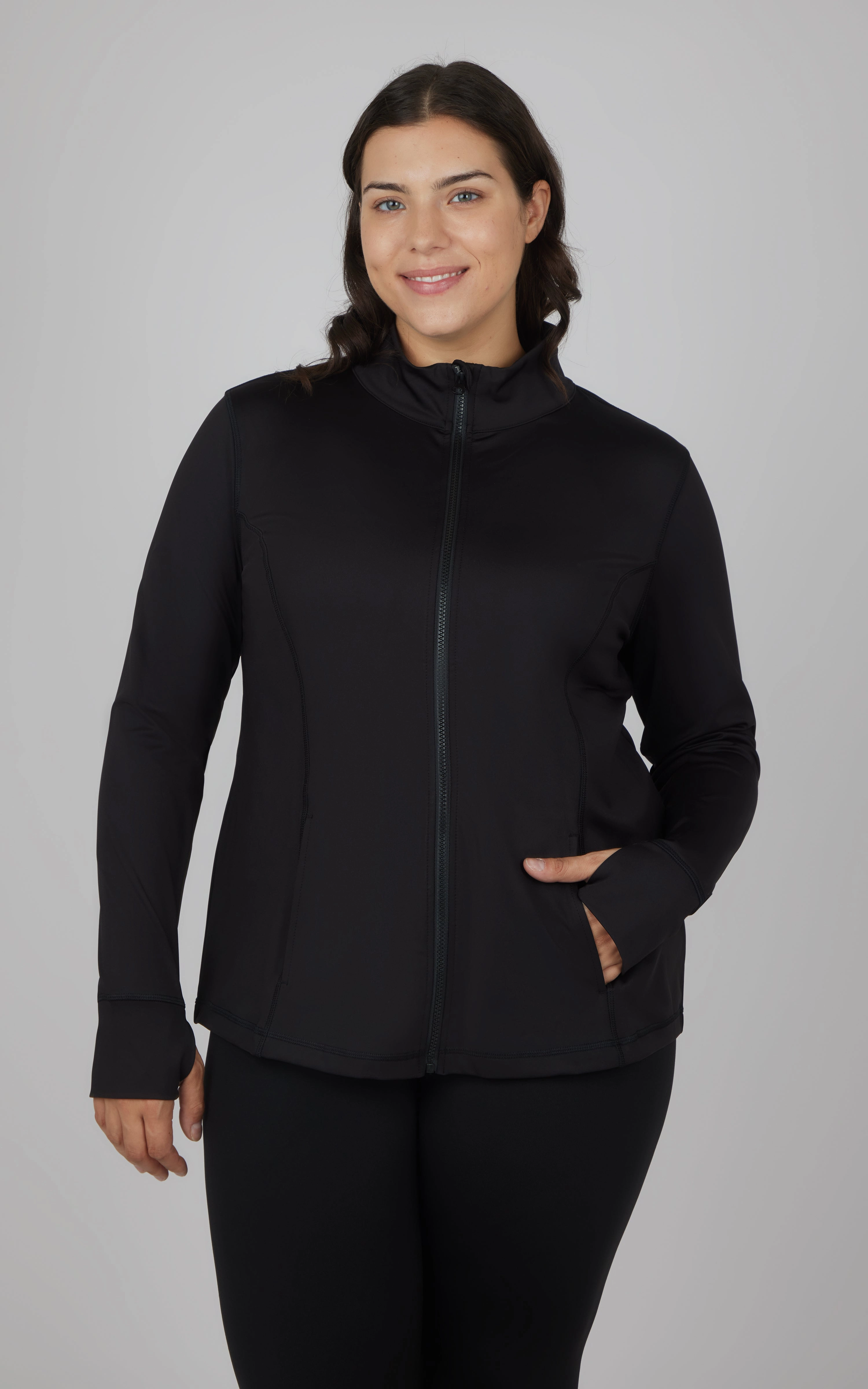 Plus Full Zip Jacket
