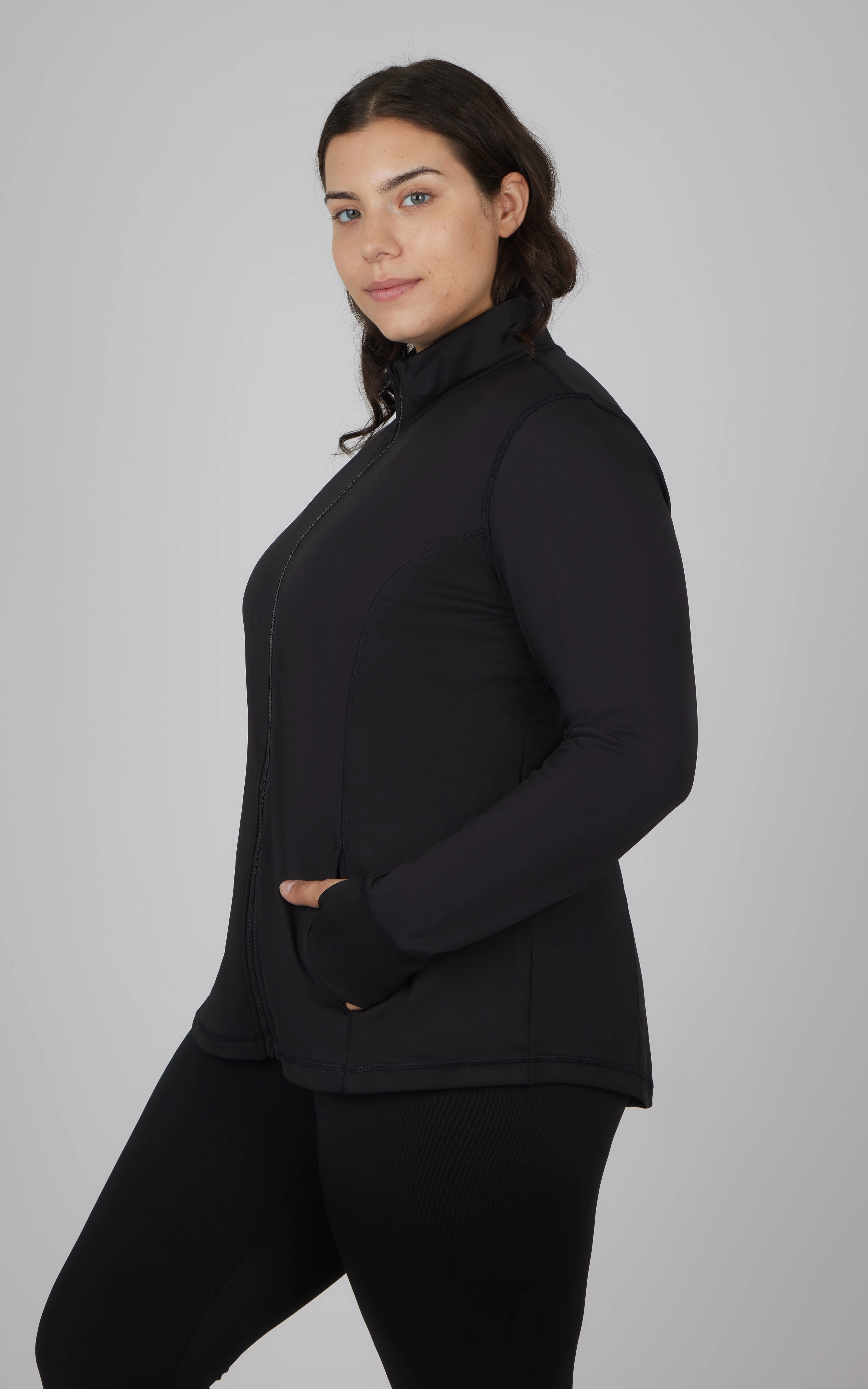 Plus Full Zip Jacket