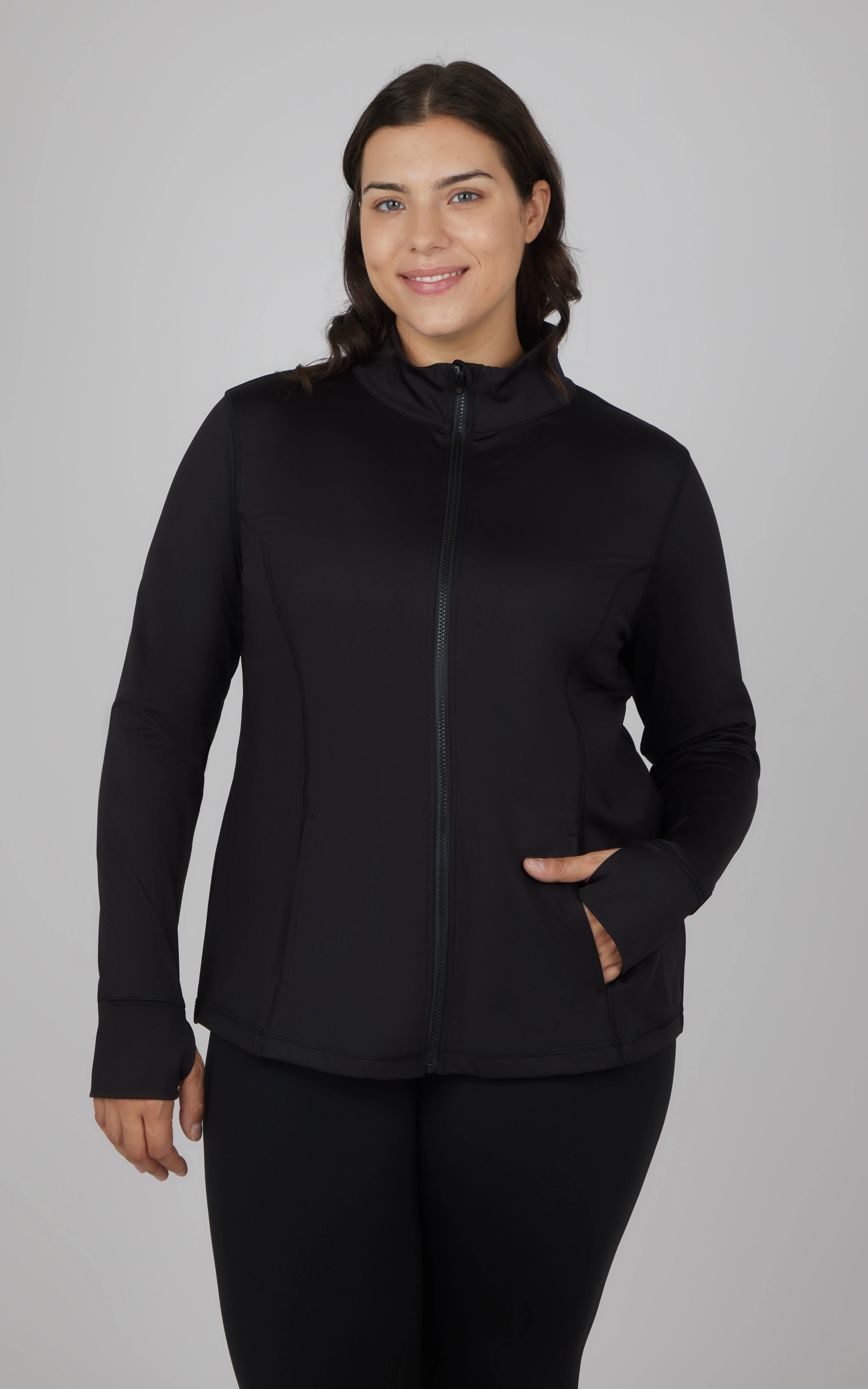 Plus Full Zip Jacket