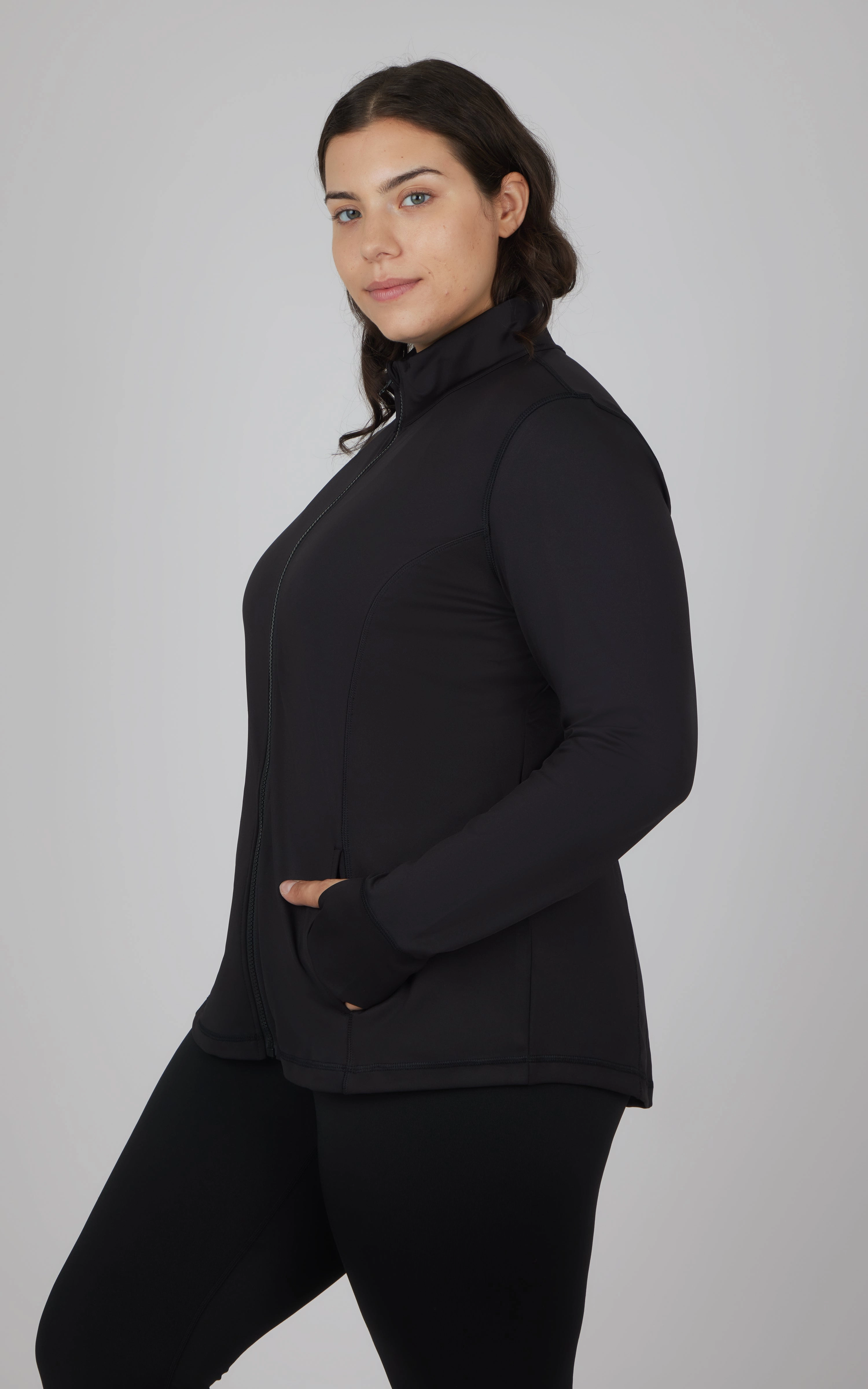 Plus Full Zip Jacket