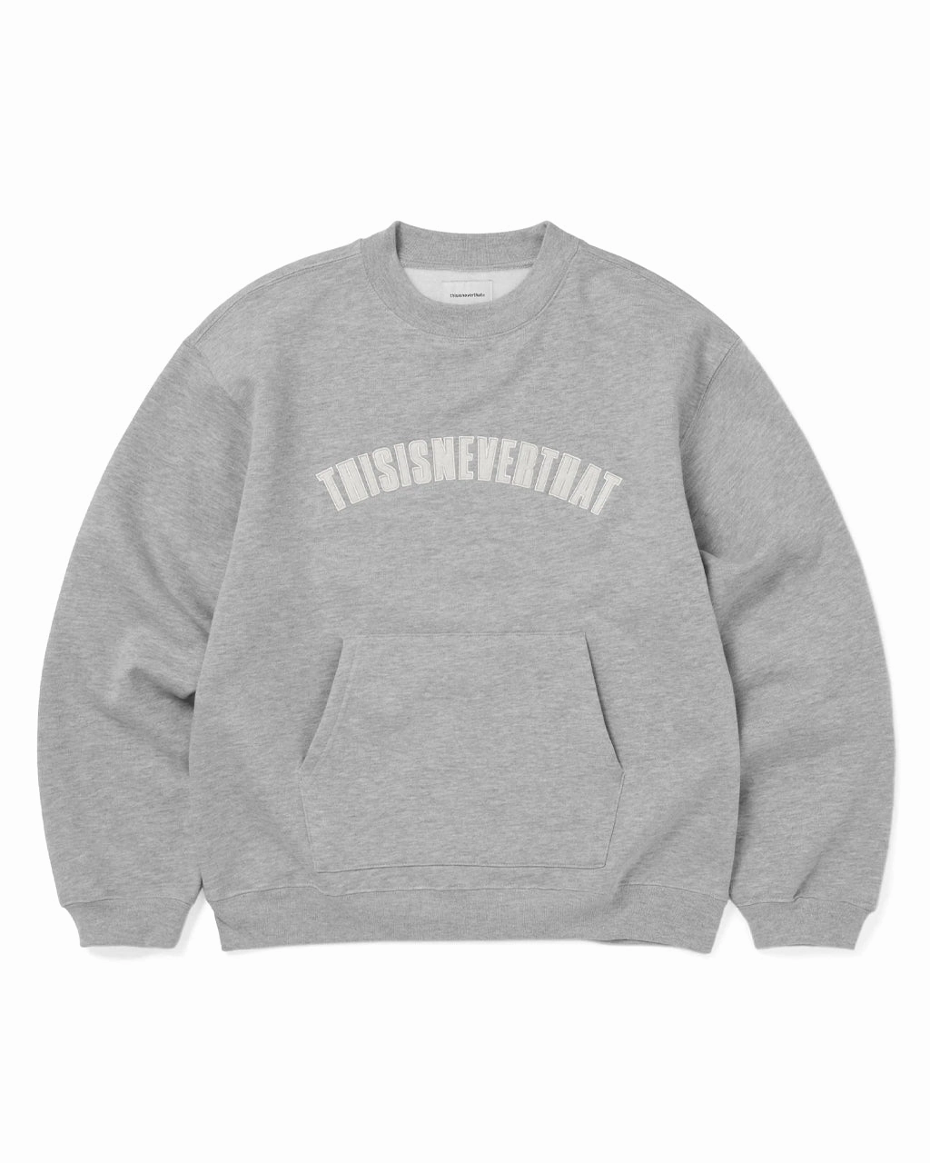 Pocket Crewneck Heather Grey