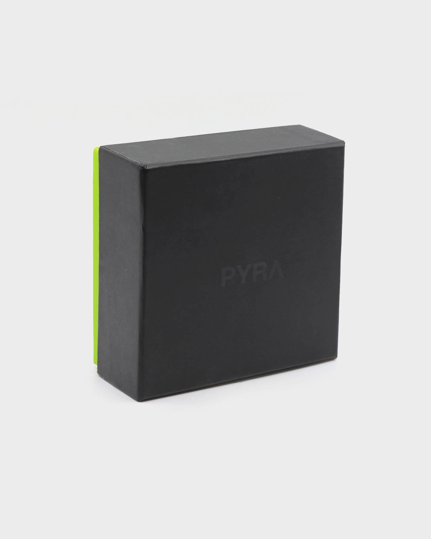 PYRA Men's Leather Card Wallet Black Leather