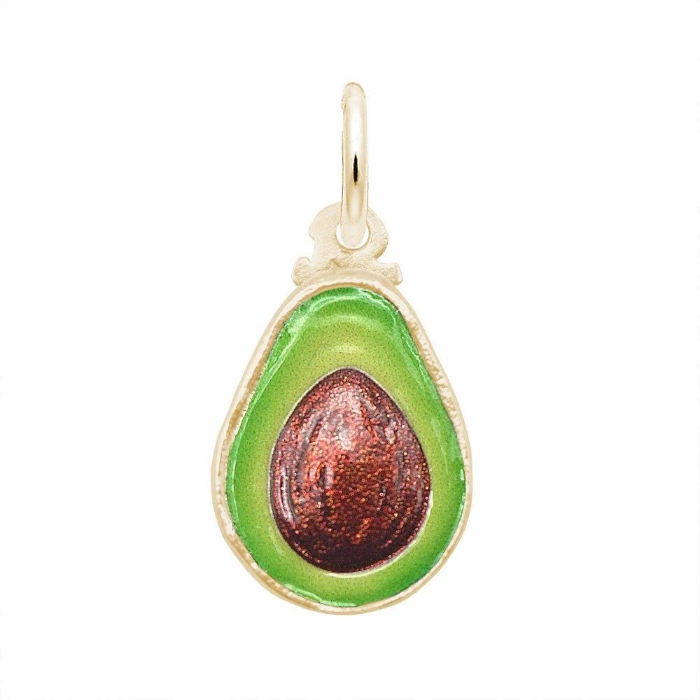 Rembrandt Charms - Painted Avocado Charm – SM - 1065-001
