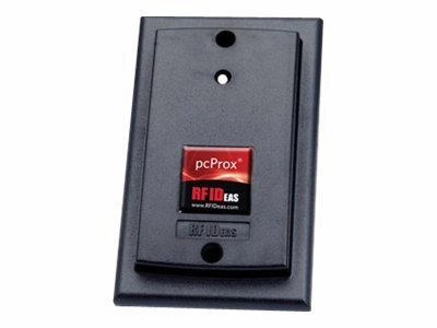 rf IDEAS WAVE ID Solo Keystroke HID Prox Black Surface Mount Reader - RF proximity reader - Ethernet - black RDR-60W1AKE
