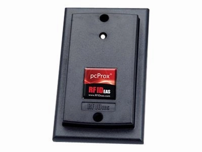 rf IDEAS WAVE ID Solo Keystroke HID Prox Black Surface Mount Reader - RF proximity reader - Ethernet - black RDR-60W1AKE