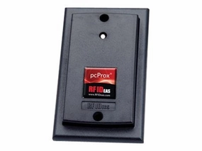 rf IDEAS WAVE ID Solo Keystroke HID Prox Black Surface Mount Reader - RF proximity reader - Ethernet - black RDR-60W1AKE