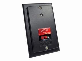 rf IDEAS WAVE ID Solo Keystroke HID Prox Black Surface Mount Reader - RF proximity reader - RS-232 - black RDR-60W1AK8