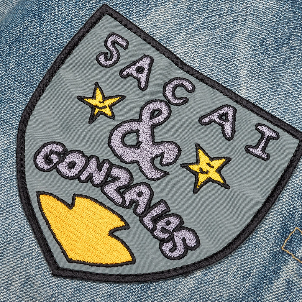 Sacai Gonz Denim Jacket - Light Blue