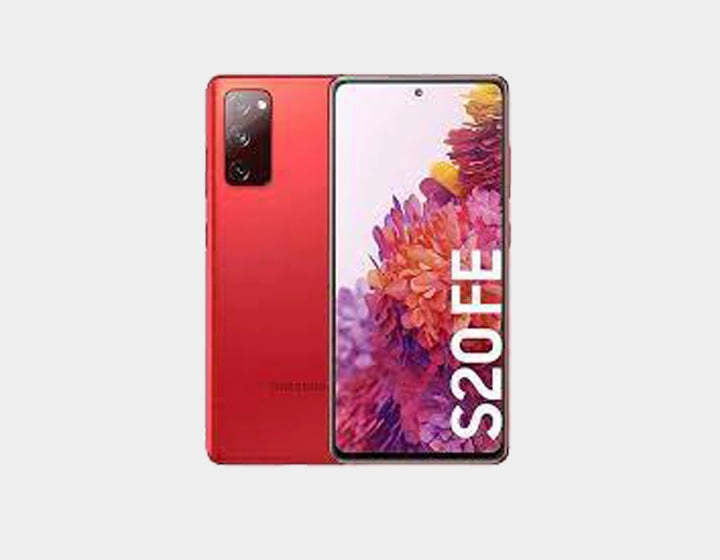 Samsung Galaxy S20 FE G780F 128GB,6GB RAM Dual Sim GSM Unlocked - Cloud Red