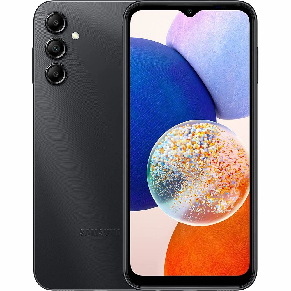 Samsung SM-A146UZKDXAA 6.6'' 5G 4GB RAM 64GB Storage 2.2 GHz Processor AT&T Prepaid Smartphone, Black