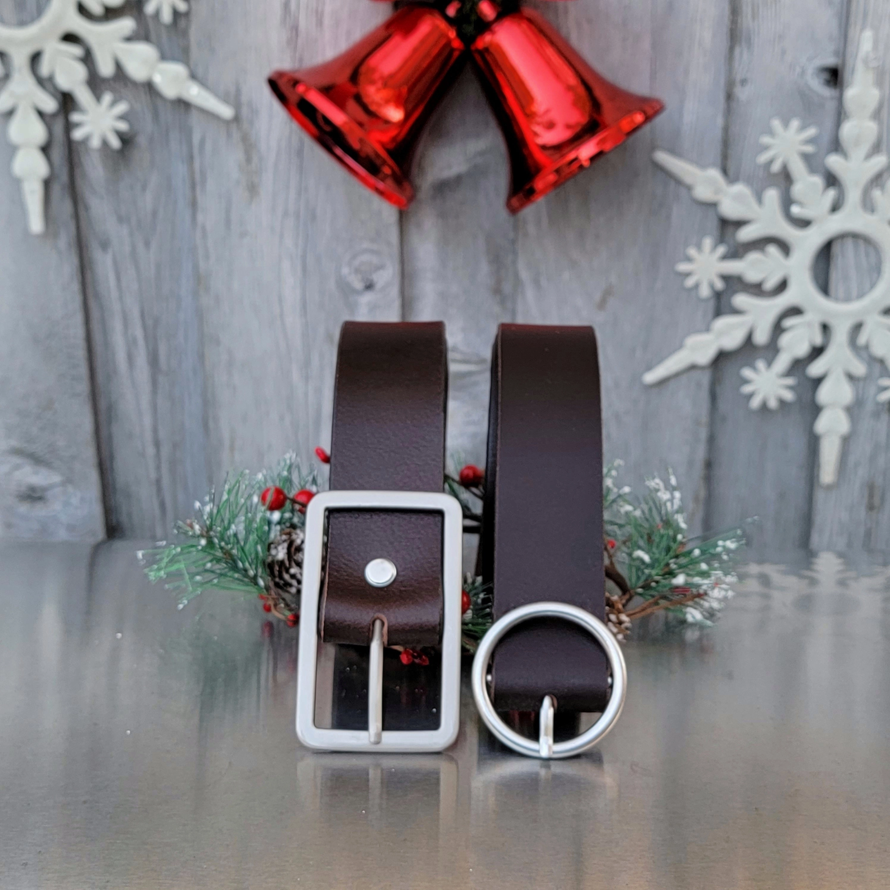 Sempre   Lucille - 2 pc Women's Leather Belt Set
