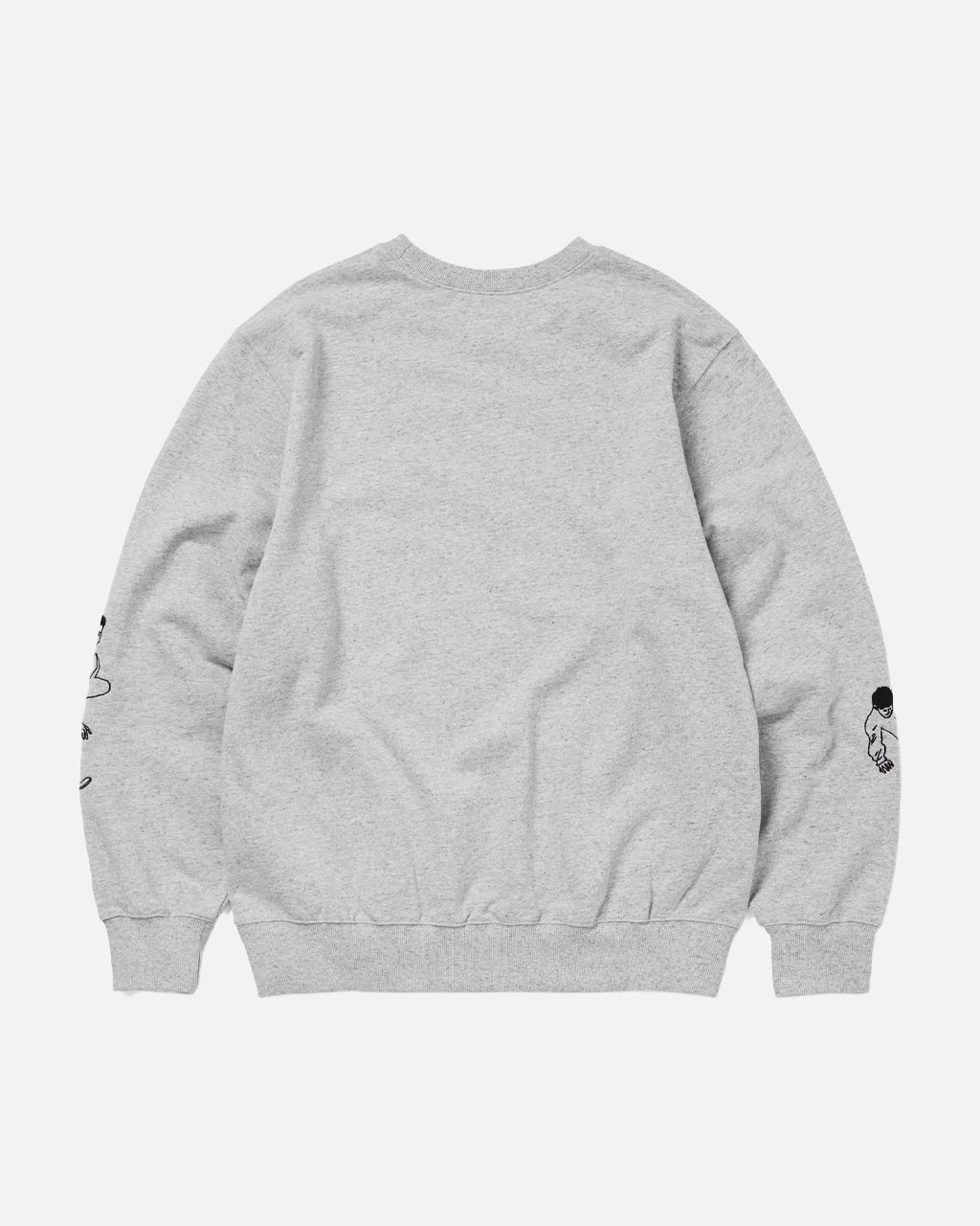 Sketch Embroidery Crewneck Heather Grey