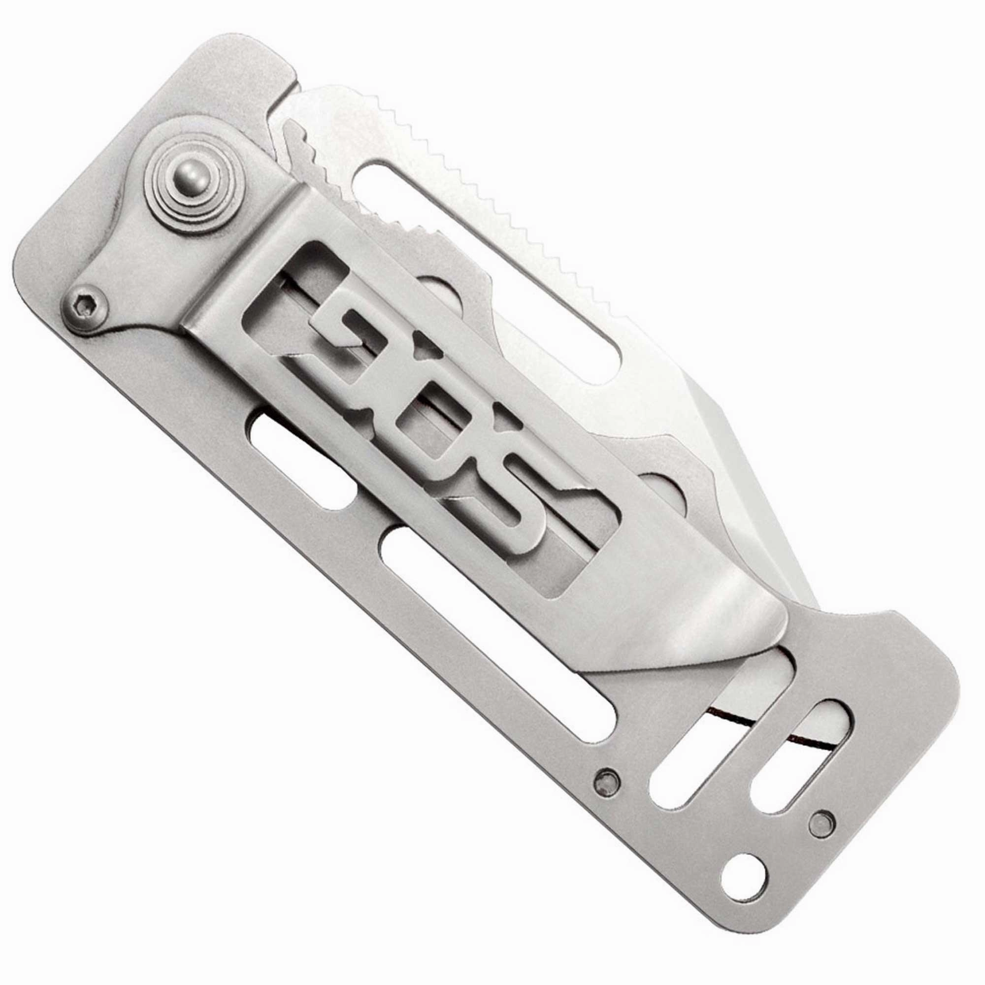 SOG Folding Knife - Cash Card Clip Point Satin Finish Stainless Steel Blade | EZ1-CP
