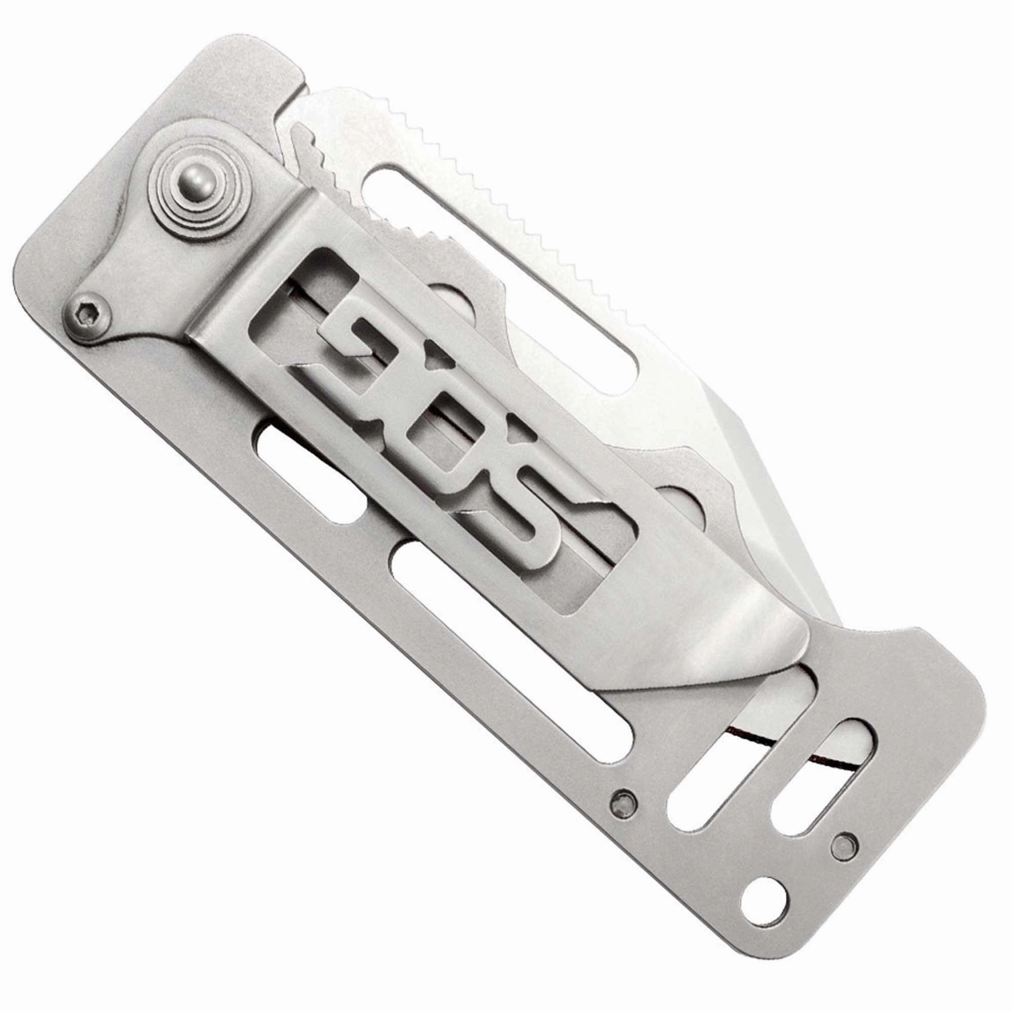 SOG Folding Knife - Cash Card Clip Point Satin Finish Stainless Steel Blade | EZ1-CP