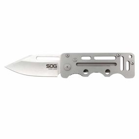 SOG Folding Knife - Cash Card Clip Point Satin Finish Stainless Steel Blade | EZ1-CP