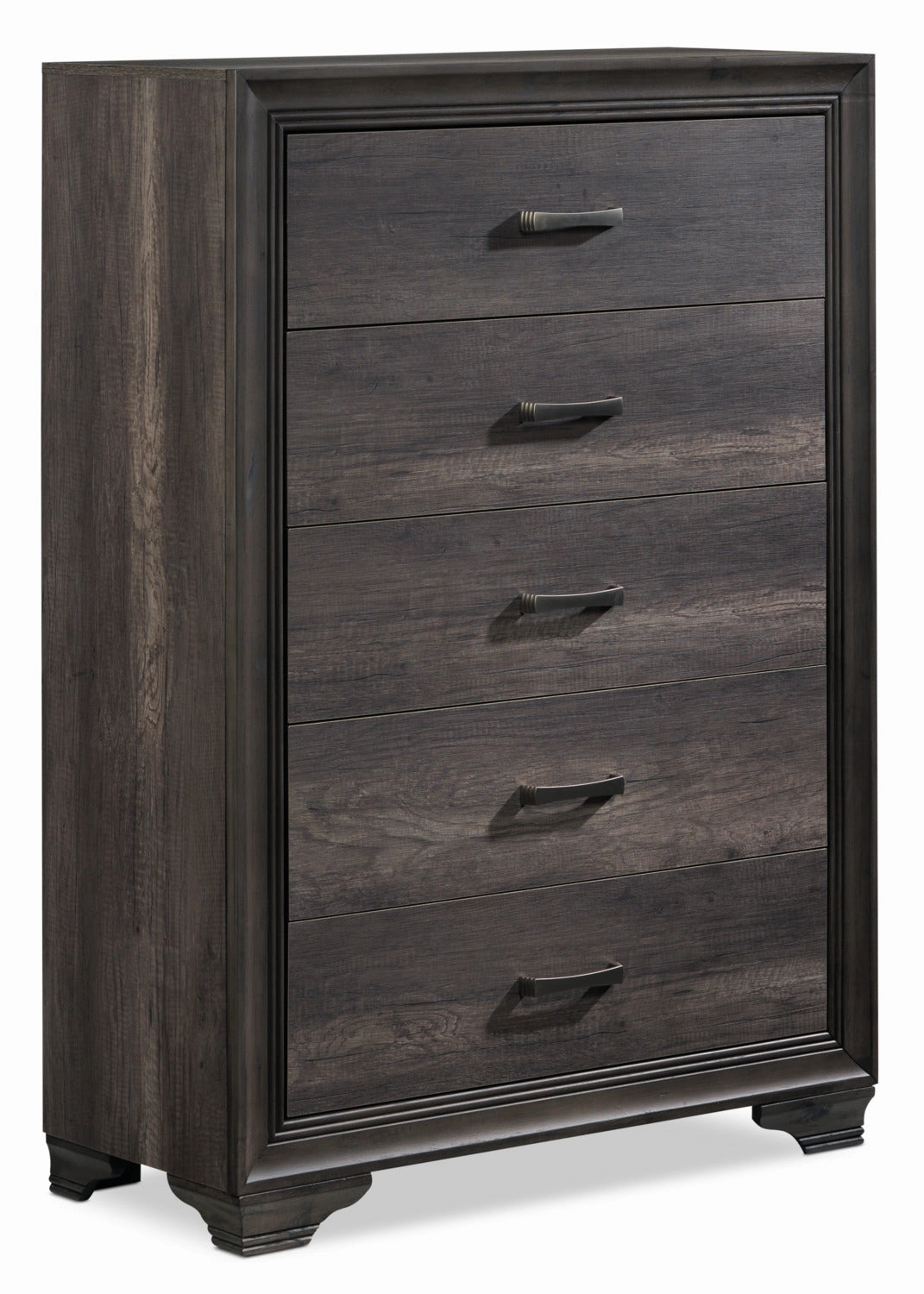 Sophie 5-Piece Queen Storage Bedroom Package - Weathered Grey