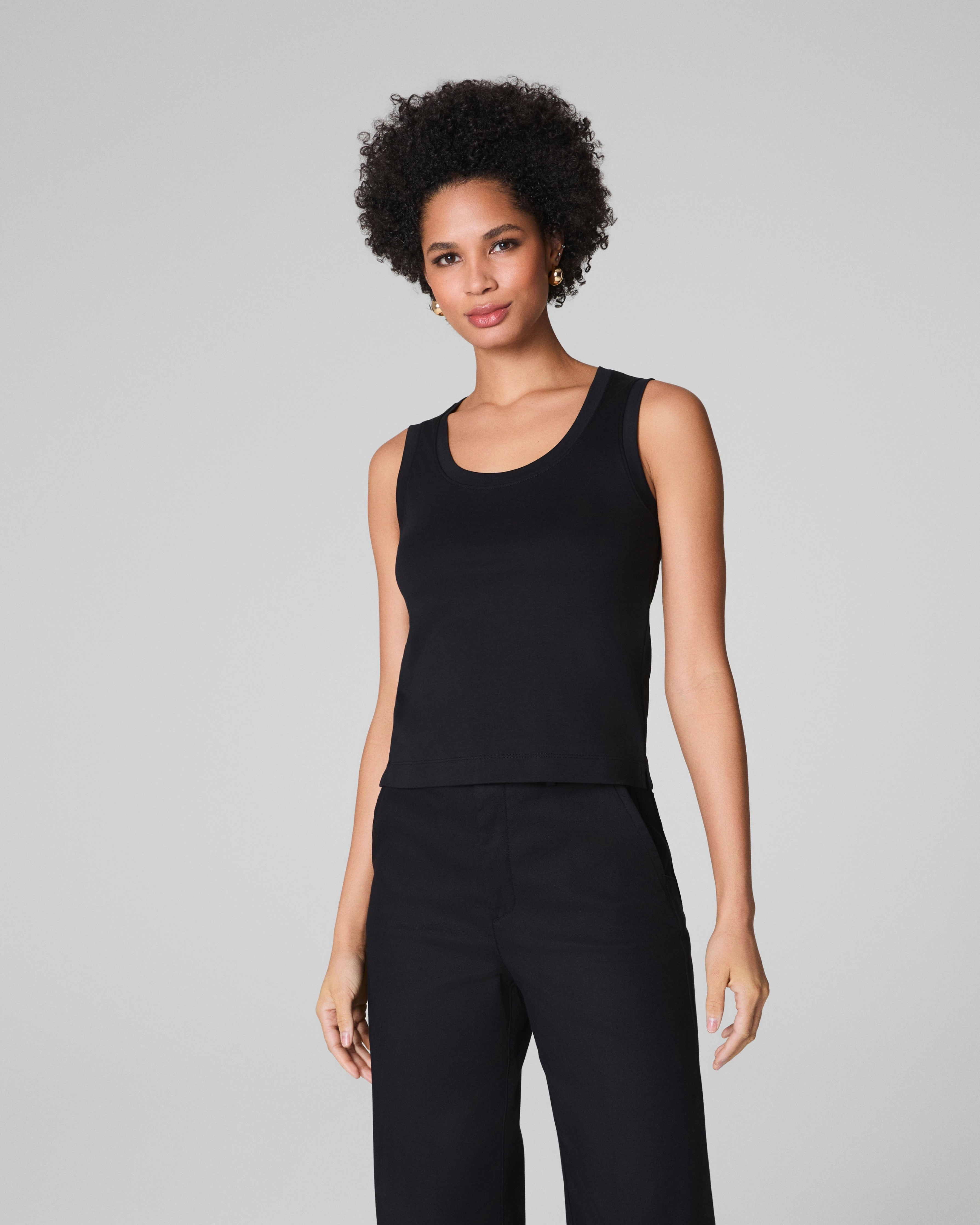 SPANX® Cotton Crewneck Tank