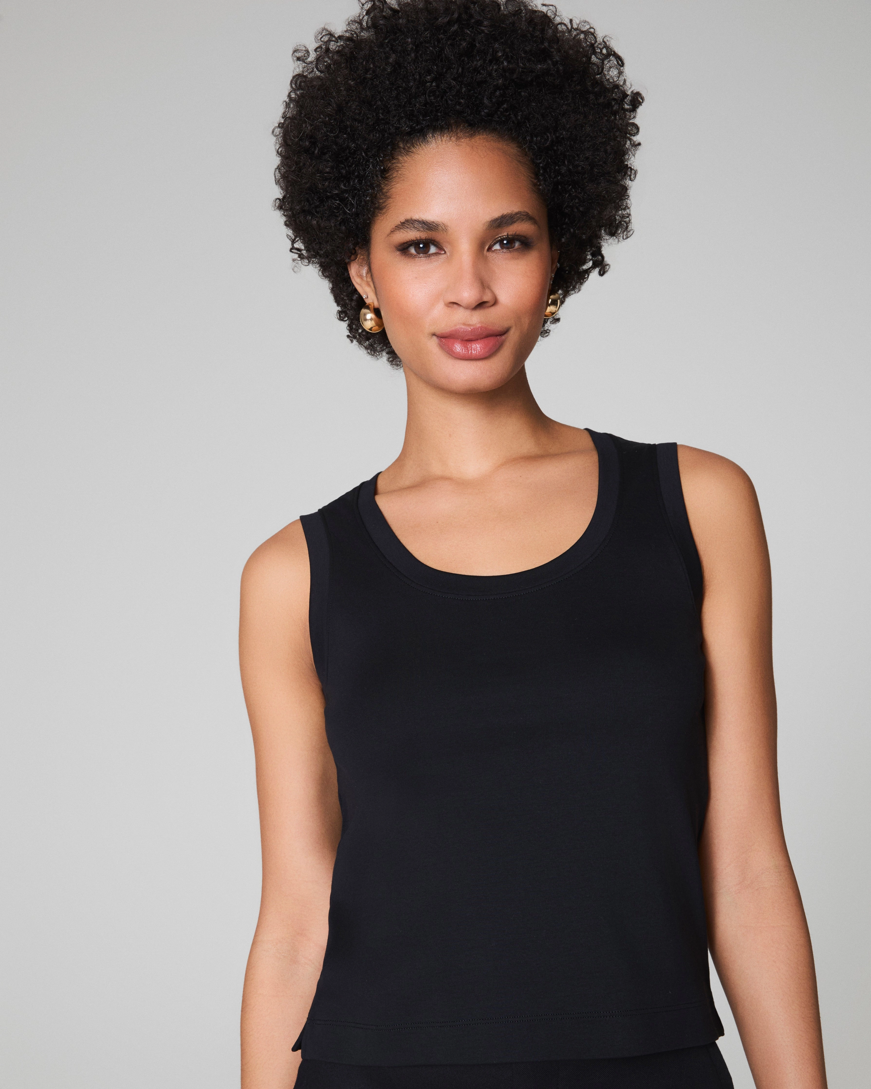 SPANX® Cotton Crewneck Tank