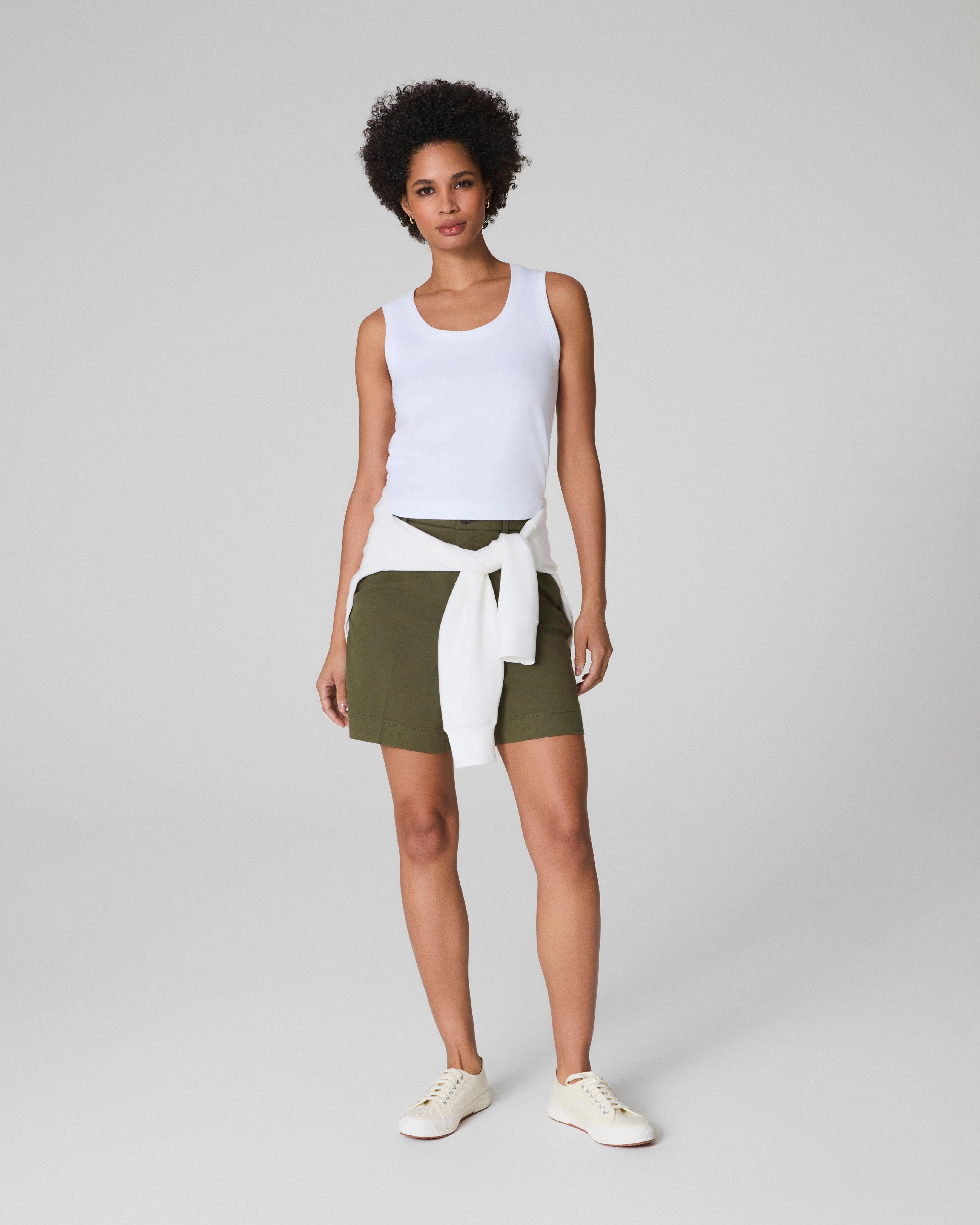 SPANX® Cotton Crewneck Tank