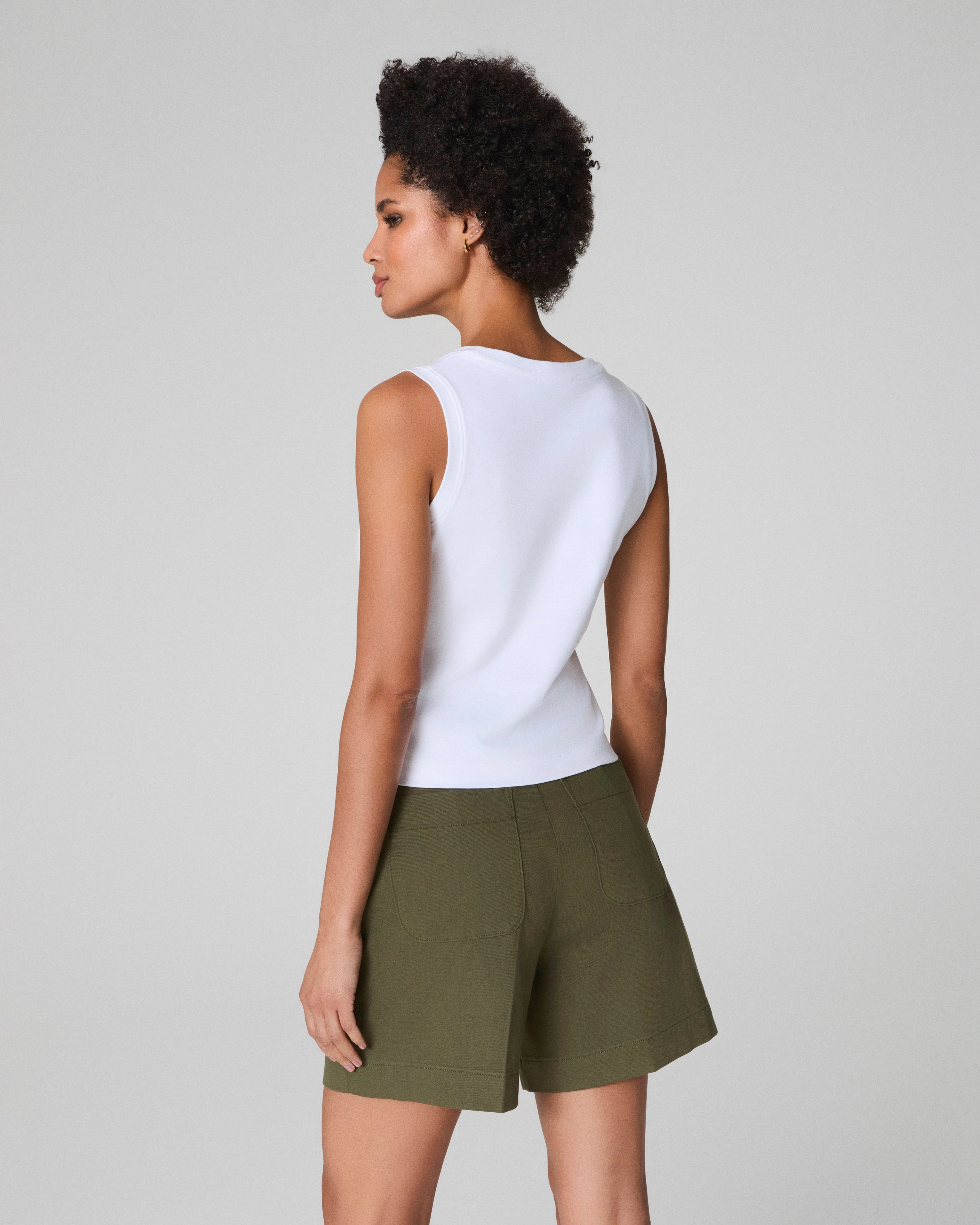 SPANX® Cotton Crewneck Tank