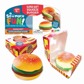 Squish and Squeeze Hamburger Toy - 12 Pieces Per Pack 22941