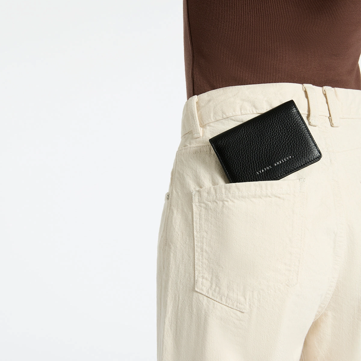 Status Anxiety Easy Does It Wallet Black