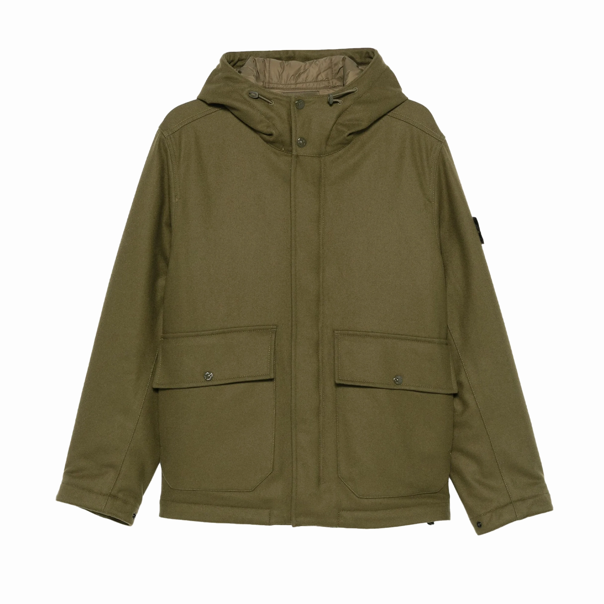 Stone Island Short Parka Military Green K1S154100047