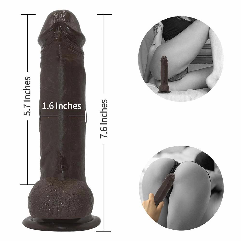 Strap-on Dildo Realistic Silicone Dildo Wearable Sex Harness for Couple Pegging